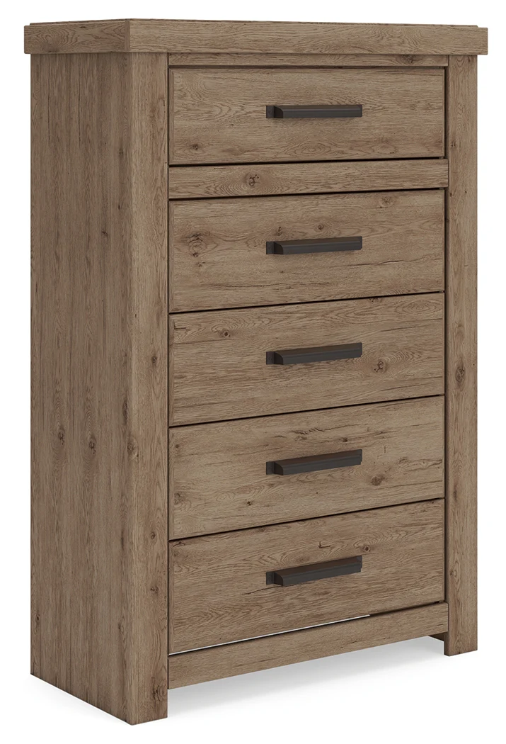 Oliandon Light Brown Chest of Drawers - Image 2