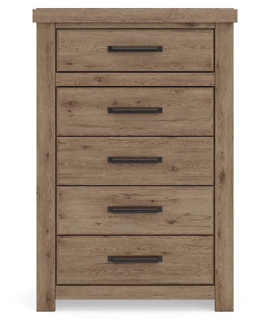Oliandon Light Brown Chest of Drawers - Image 3