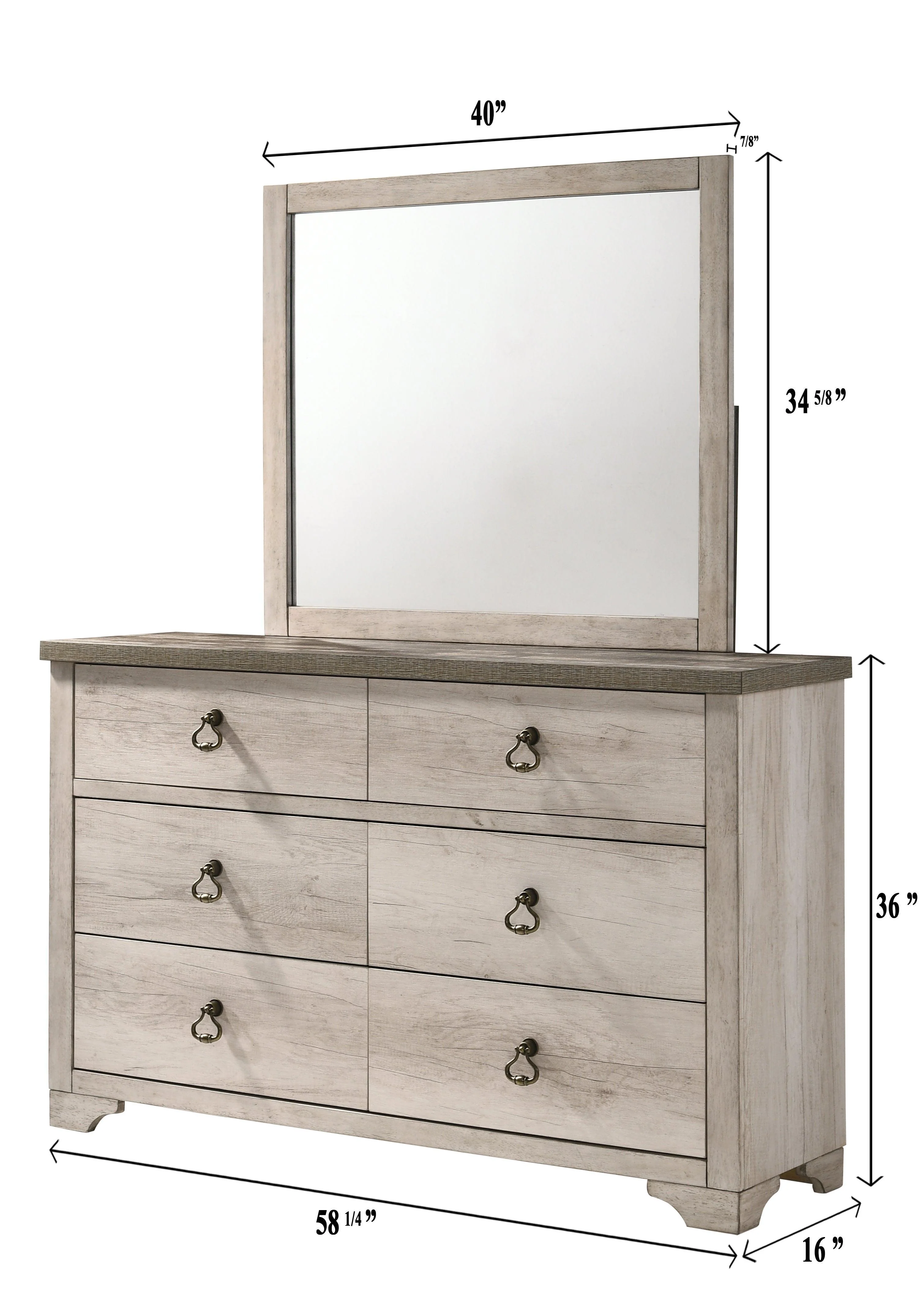 Patterson Nightstand Ring 2 Drawers - Image 3