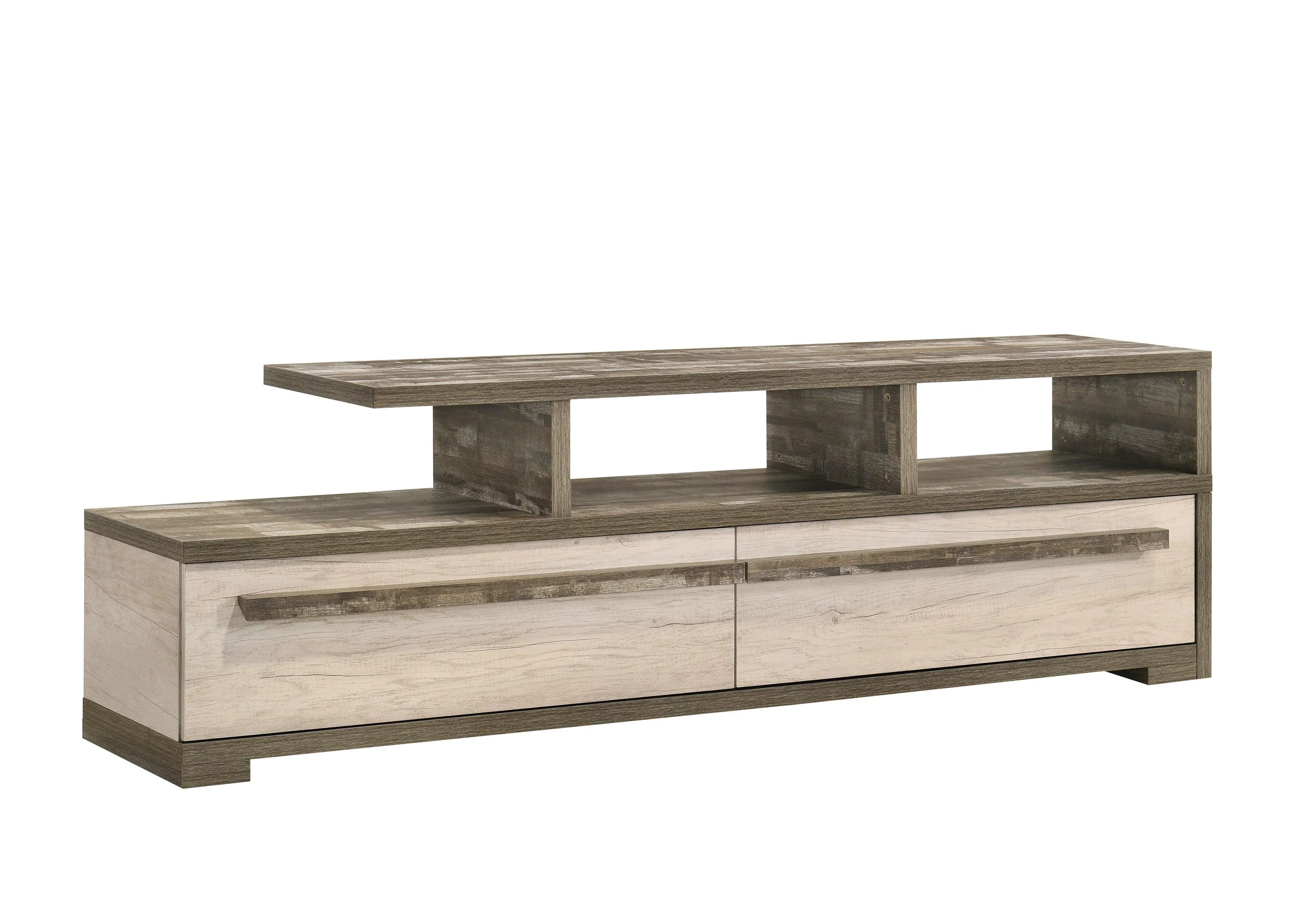 Patterson Natural Gray TV Stand - Image 2