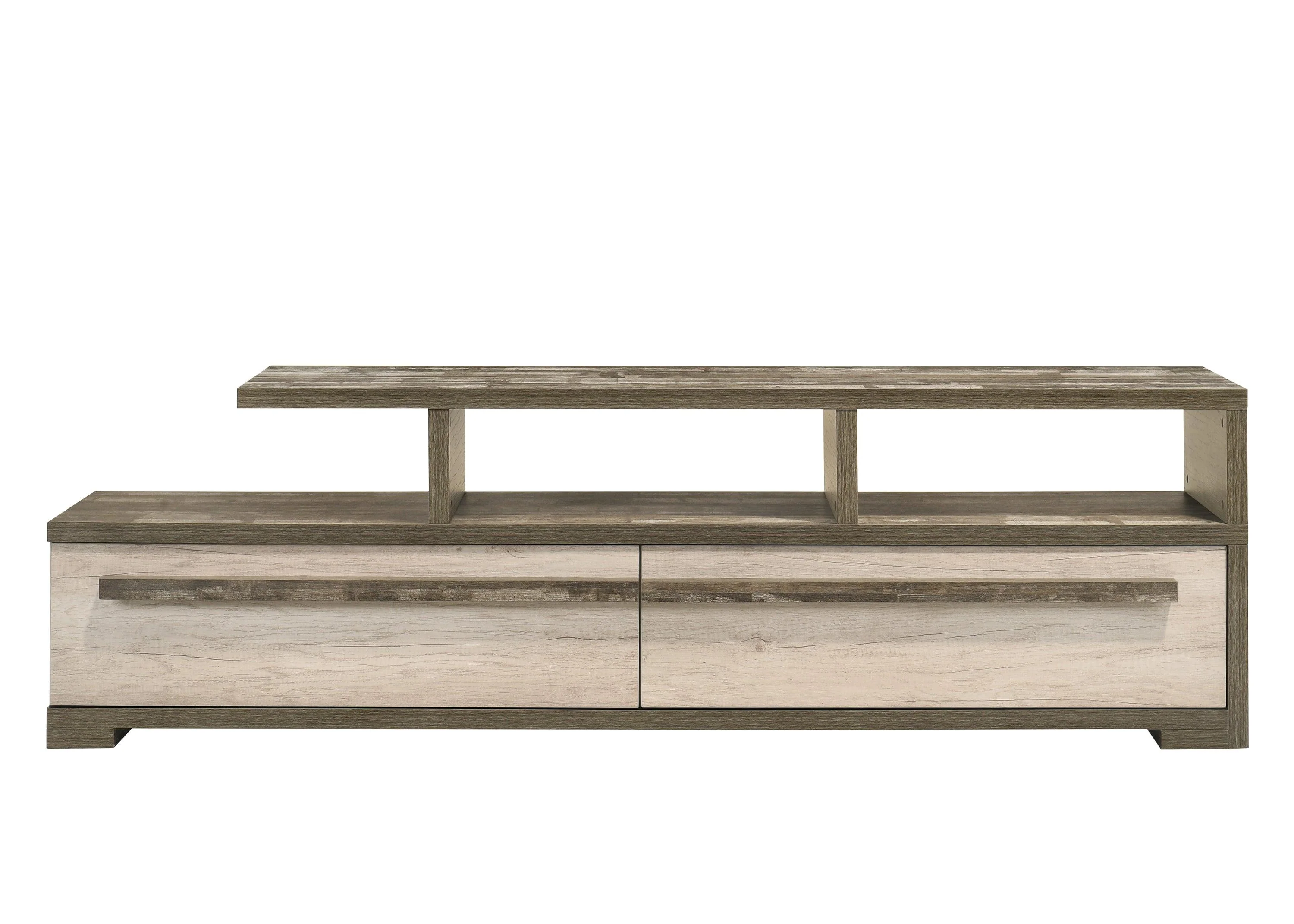 Patterson Natural Gray TV Stand - Image 3