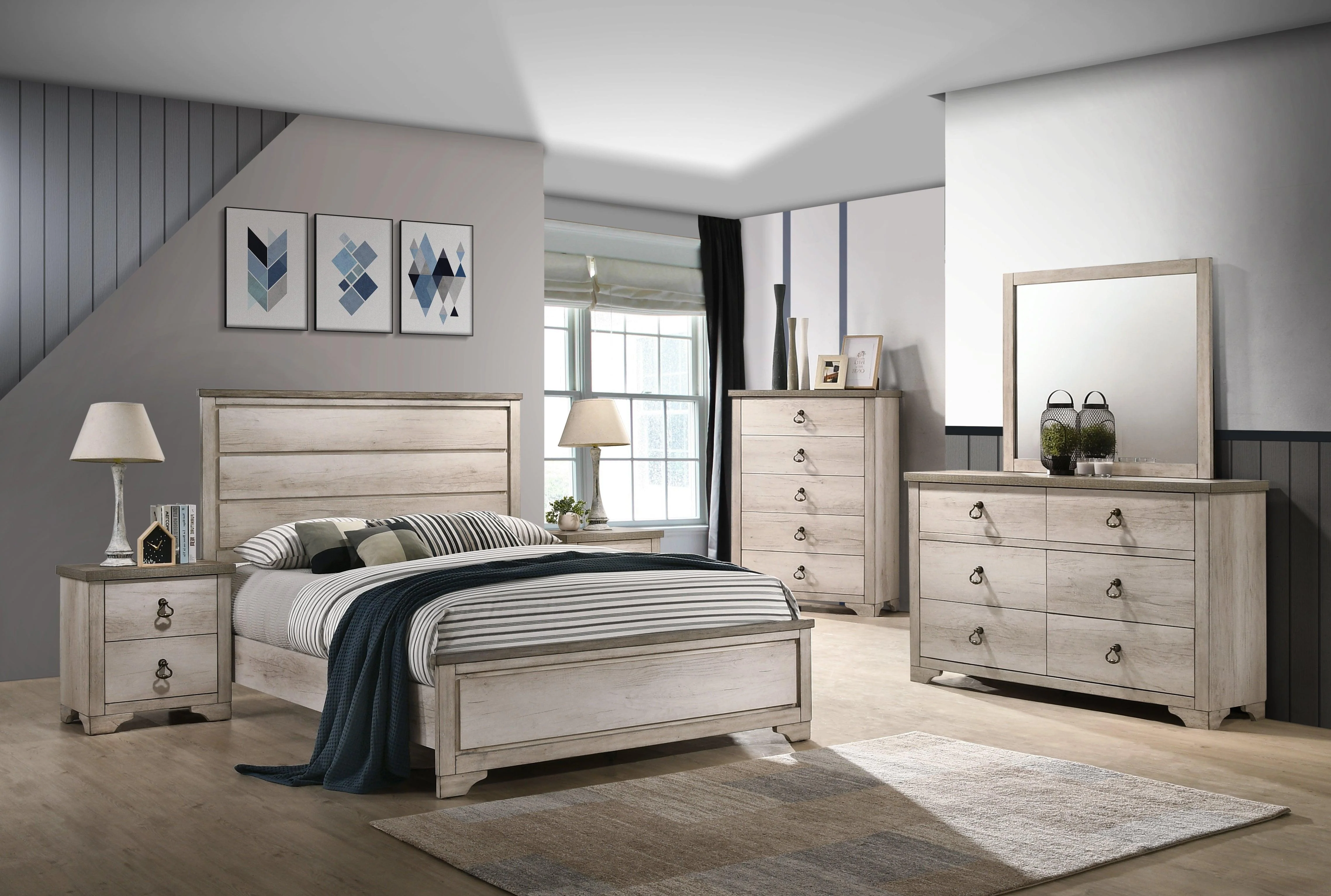 Patterson Driftwood Panel King Bed - Image 2