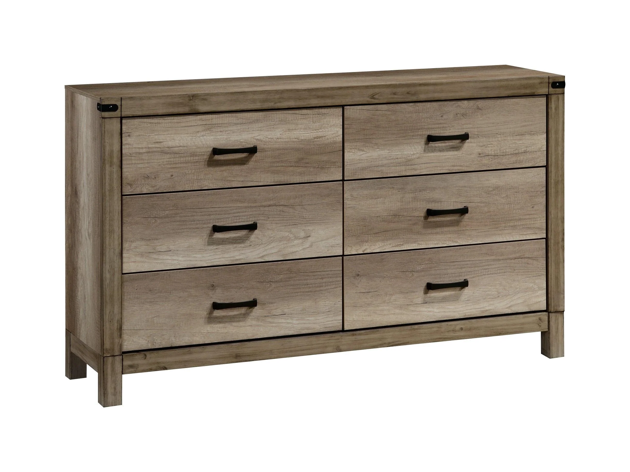 Matteo Dresser Melaminegrain Kenlin 6 Drawers Glides - Image 2