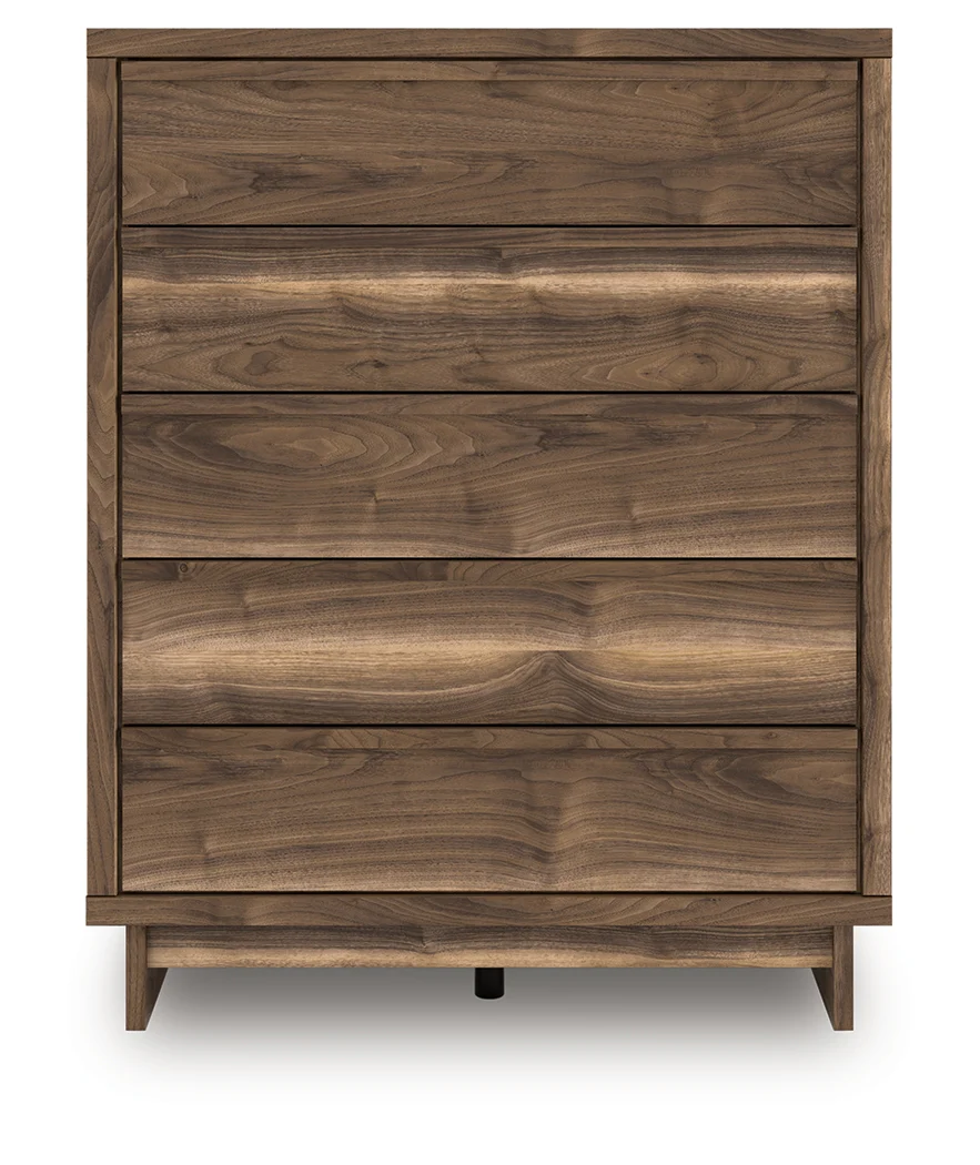 Chirason Brown Wide Chest of Drawers - Image 3