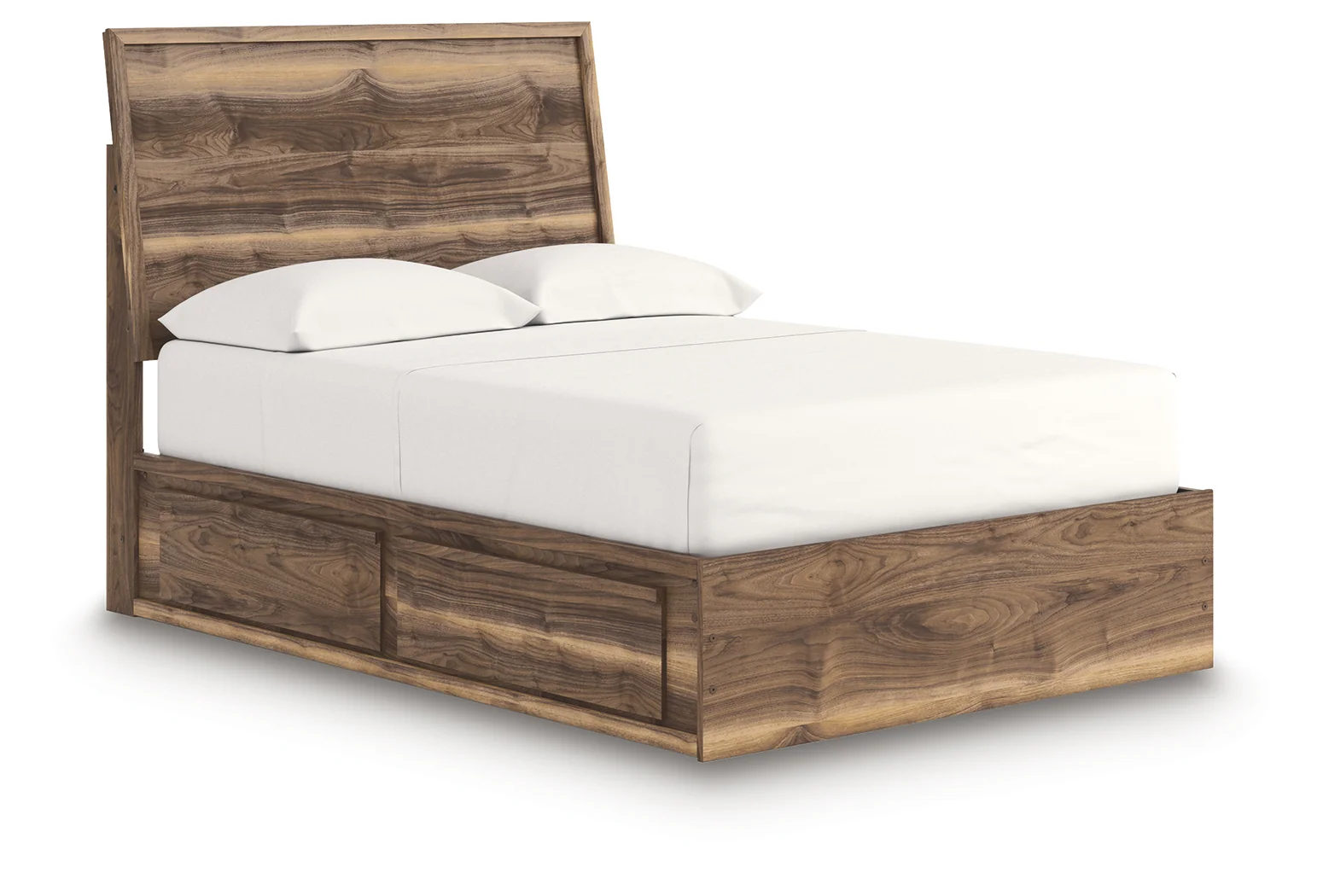 Chirason Brown Full Panel Bed with Storage - Image 2