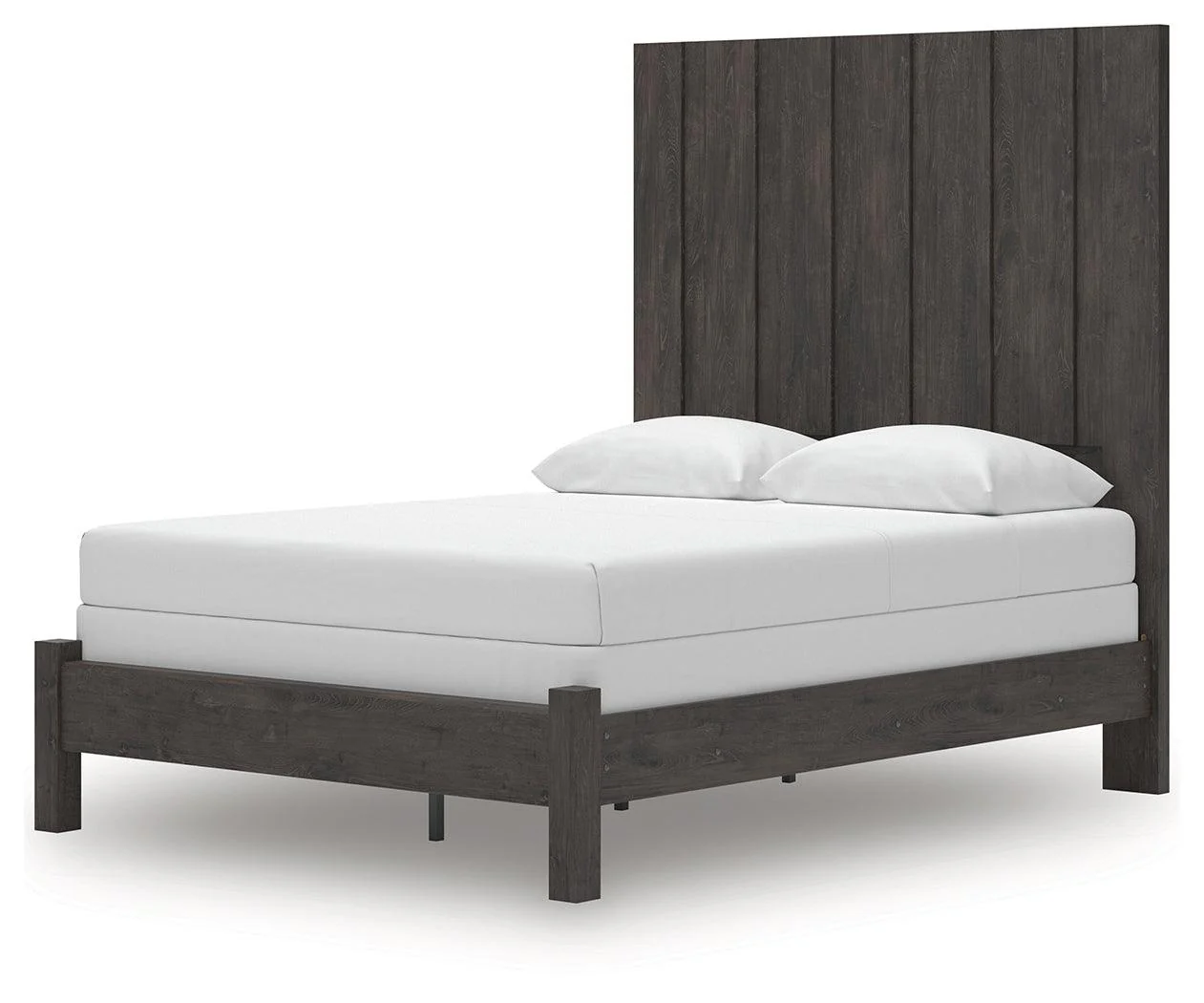 Fraluna Charcoal Queen Panel Bed - Image 2