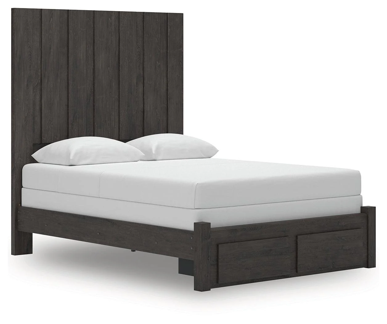 Fraluna Charcoal Queen Panel Storage Bed - Image 1