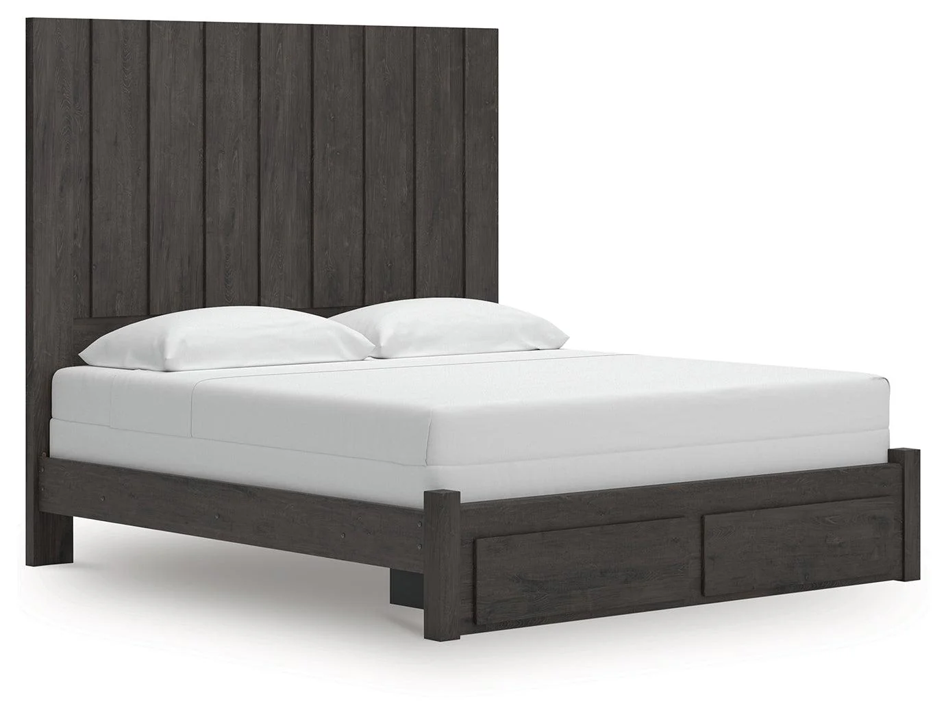 Fraluna Charcoal King Panel Storage Bed - Image 1