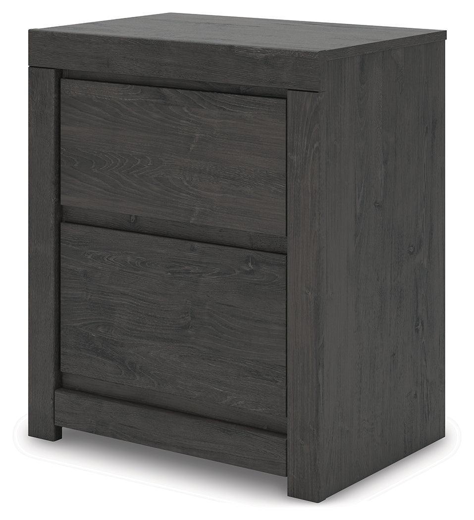 Fraluna Charcoal Nightstand - Image 3