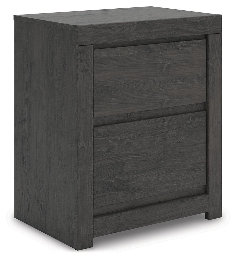 Fraluna Charcoal Nightstand - Image 2