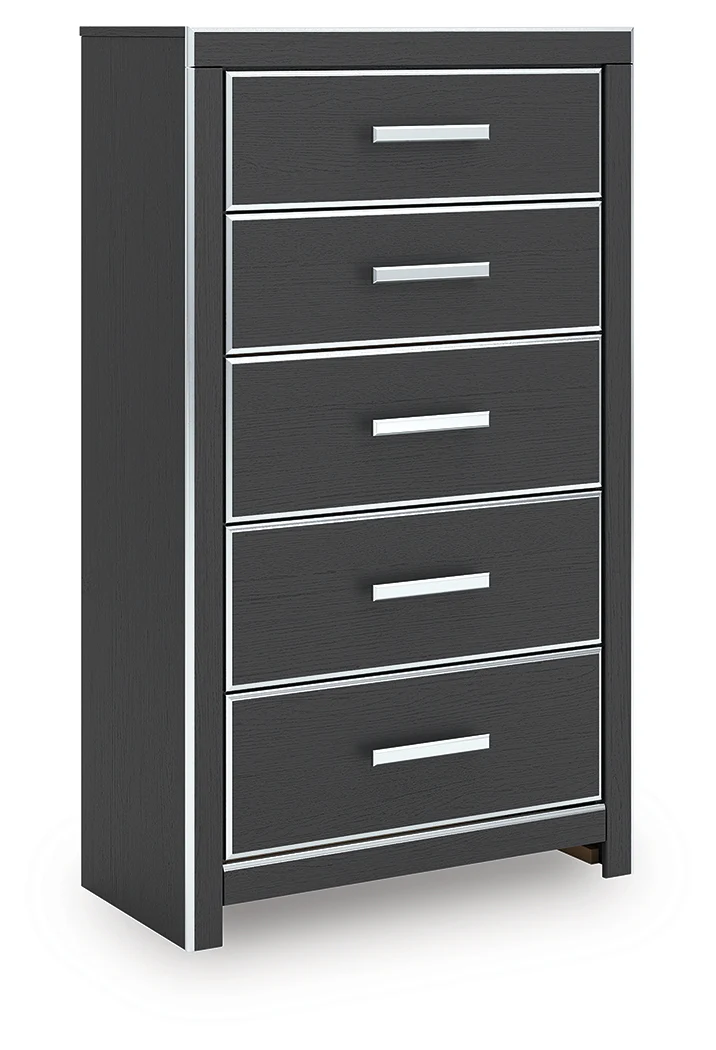 Zuraleus Black Chest of Drawers - Image 2