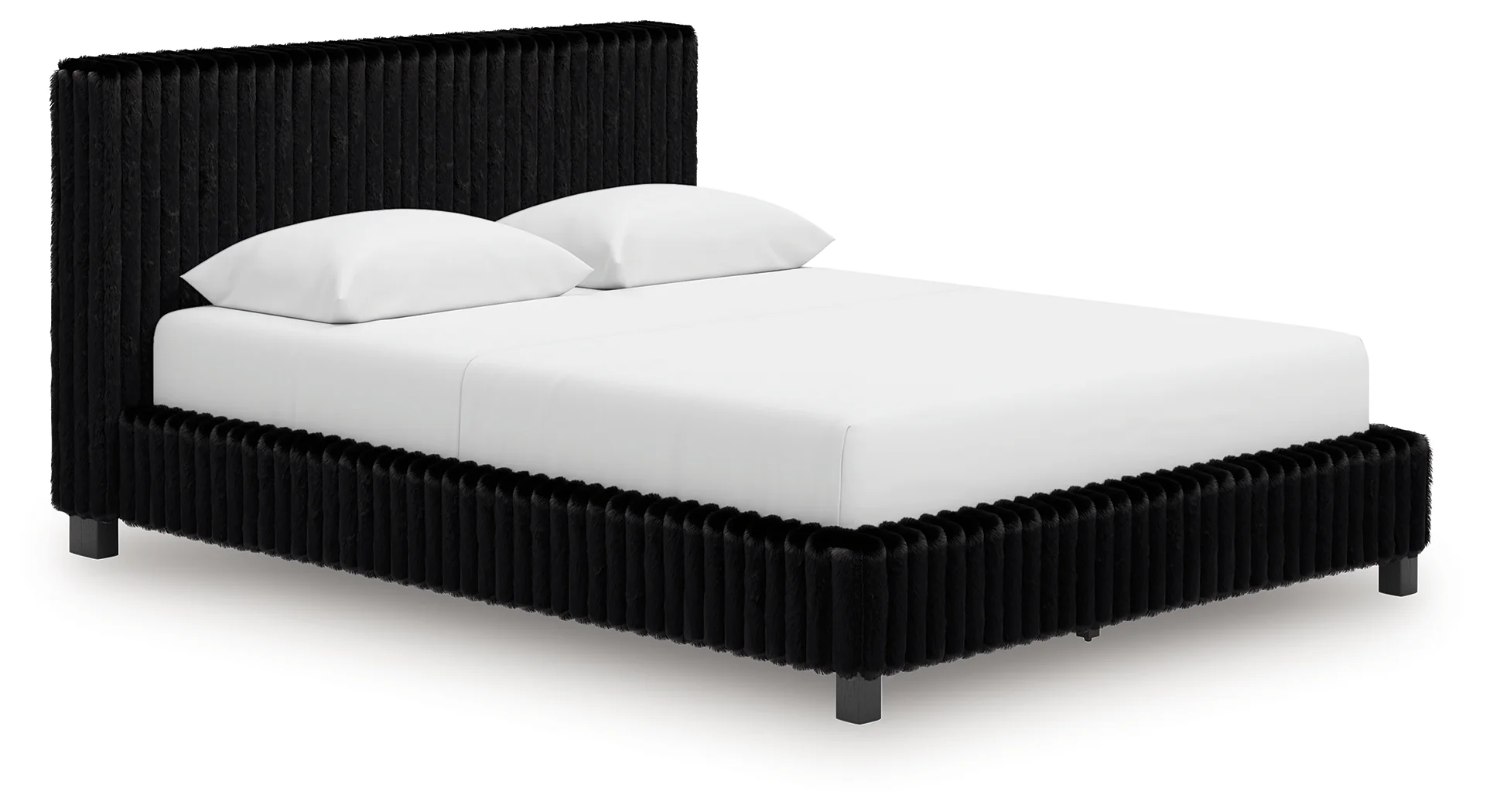 Zuraleus Black Queen Upholstered Bed - Image 2