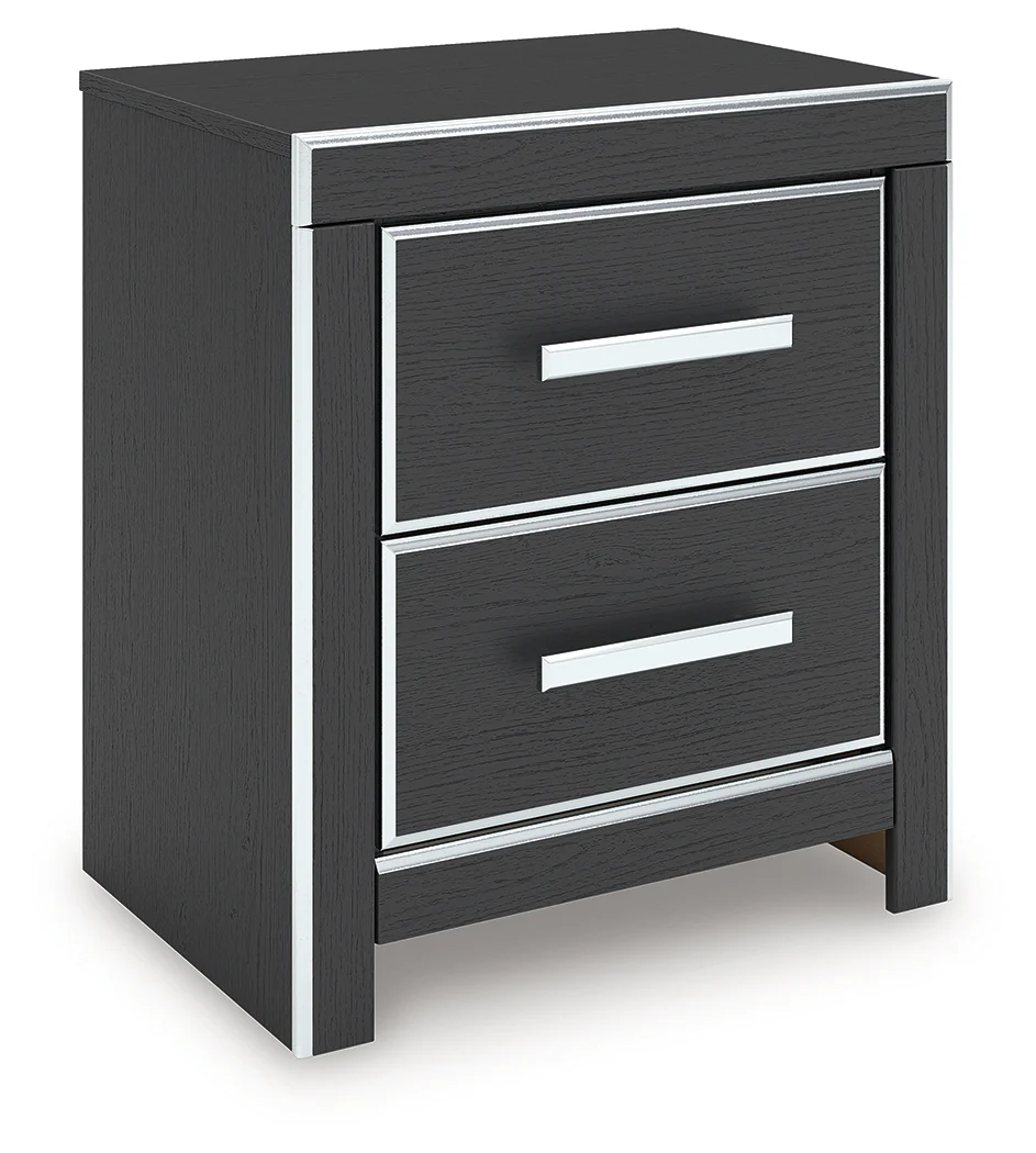 Zuraleus Black Nightstand - Image 2