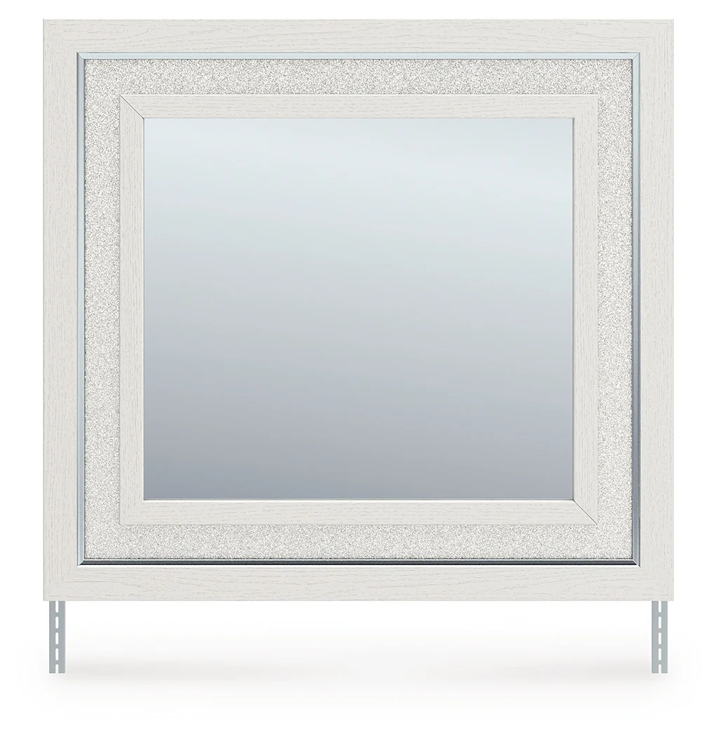 Zuraleus White Bedroom Mirror - Image 1
