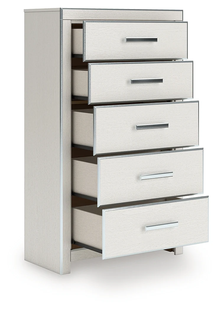 Zuraleus White Chest of Drawers - Image 3
