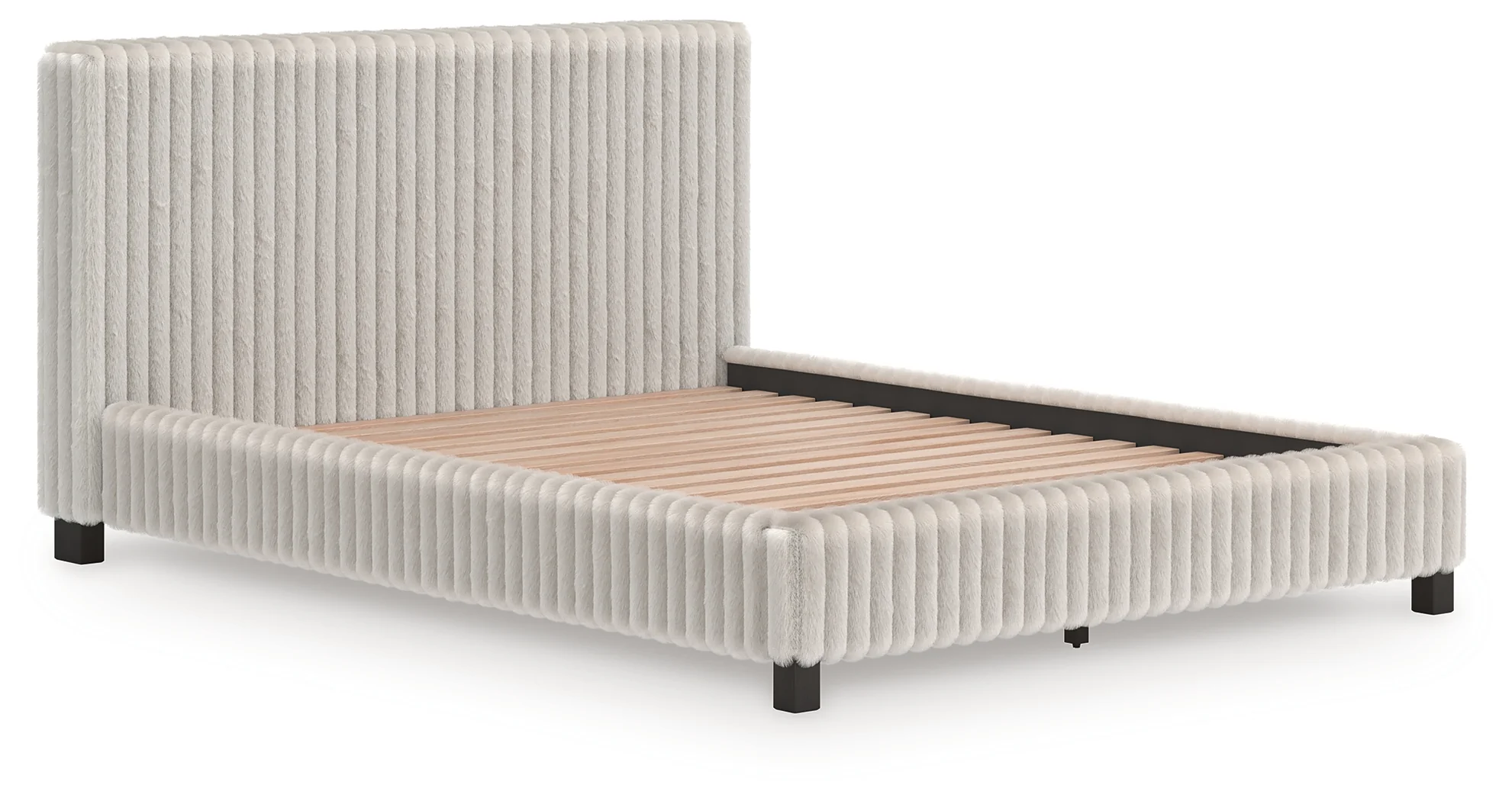 Zuraleus White Queen Upholstered Bed - Image 3