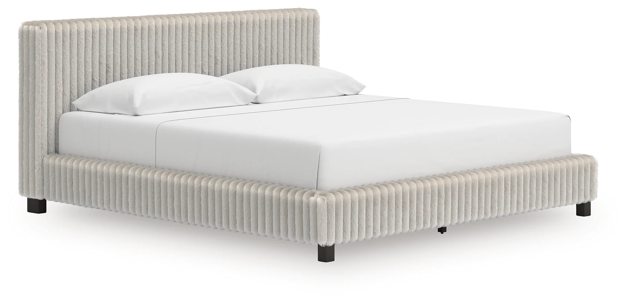 Zuraleus White King Upholstered Bed - Image 2
