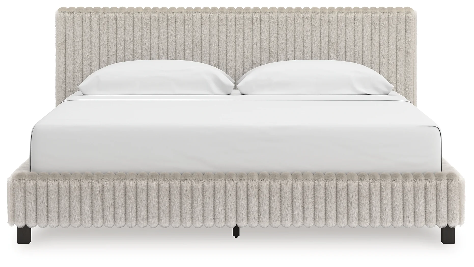 Zuraleus White King Upholstered Bed - Image 1