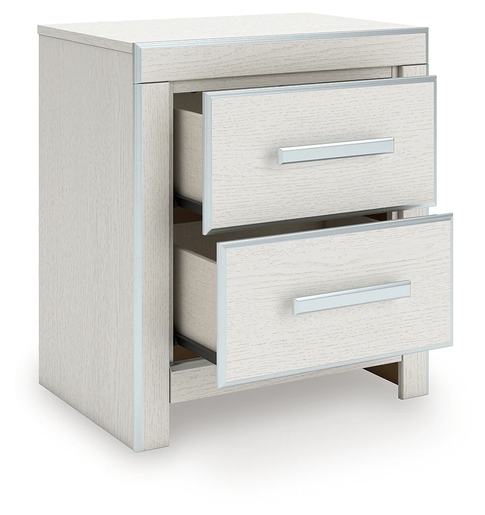 Zuraleus White Nightstand - Image 3