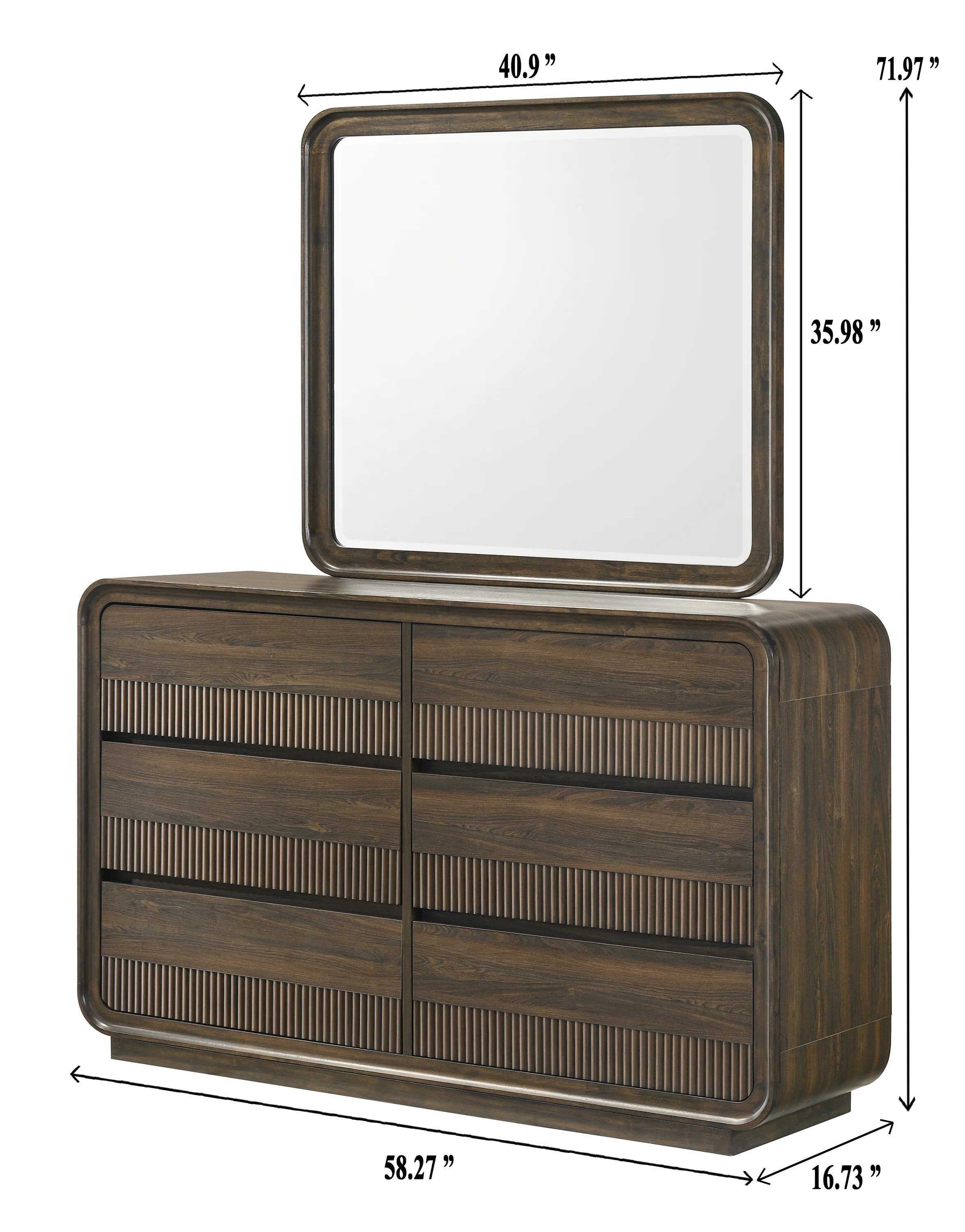 Kinkaid Gray Dresser - Image 2