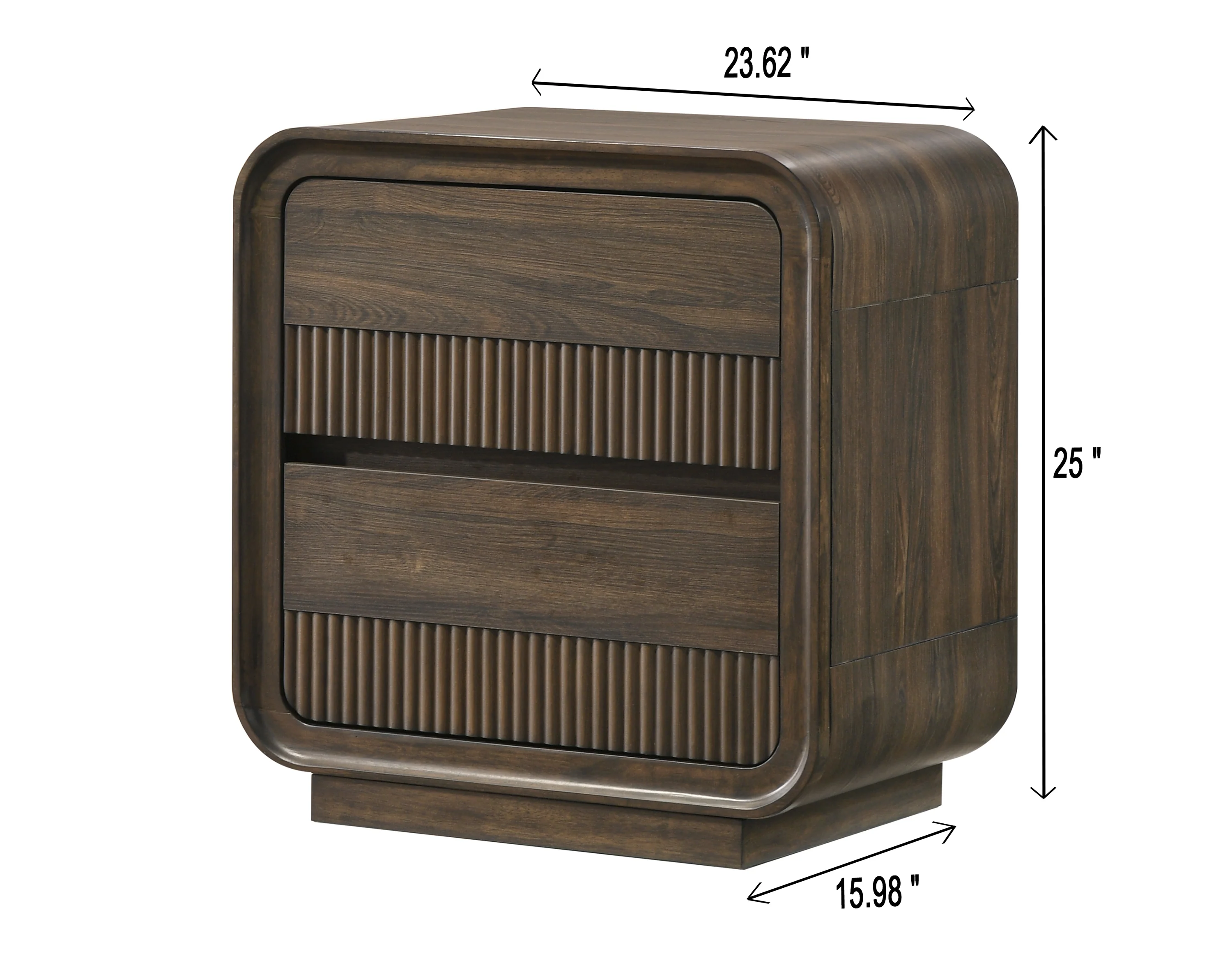 Kinkaid Gray Nightstand - Image 3