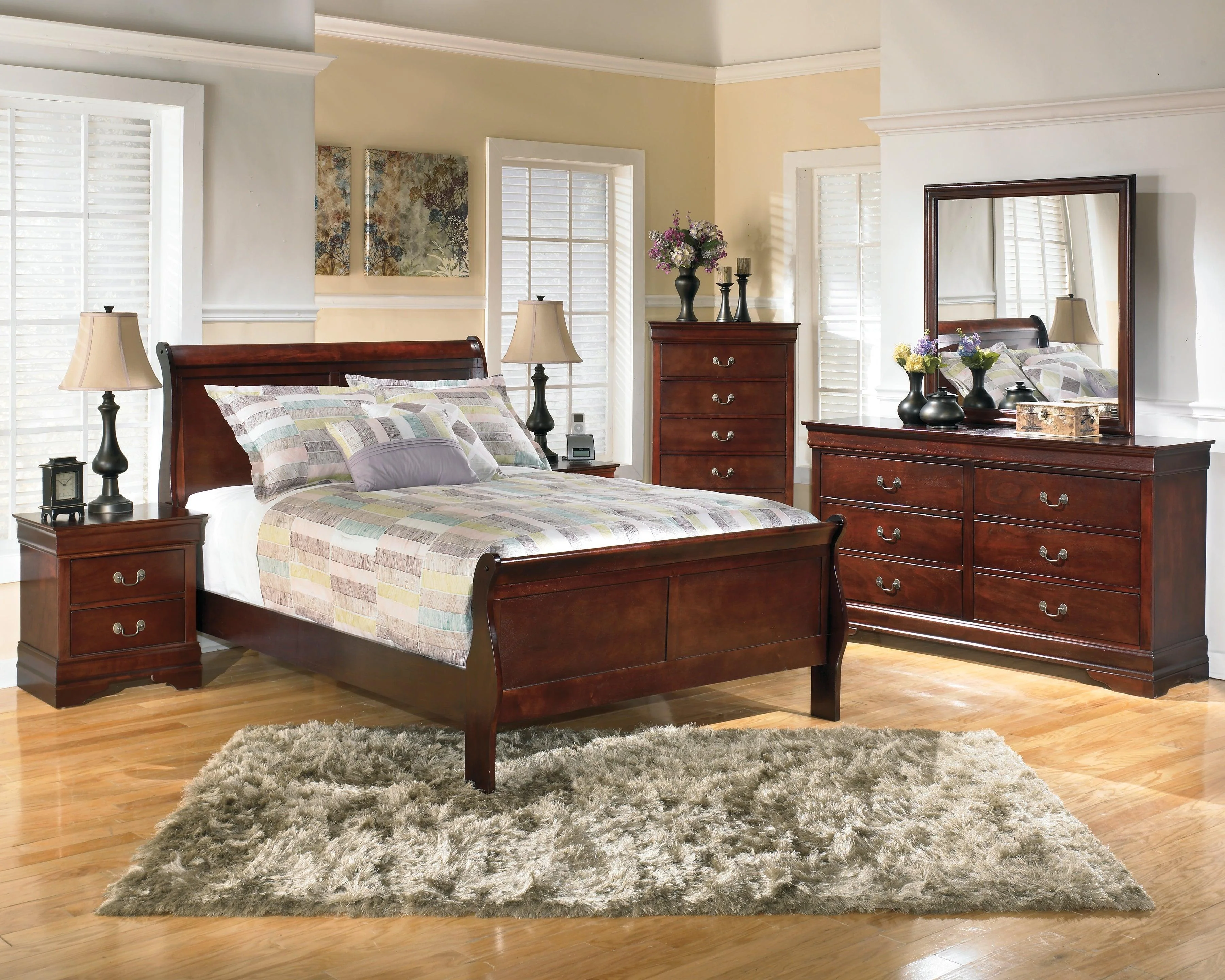 Alisdair Dark Brown Full Sleigh Bed - Image 3