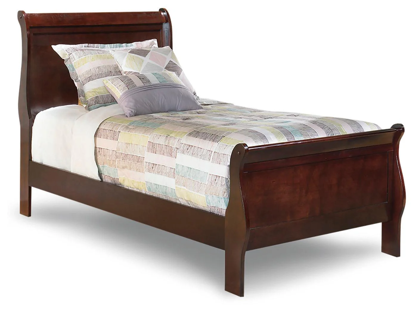 Alisdair Dark Brown Twin Sleigh Bed - Image 2