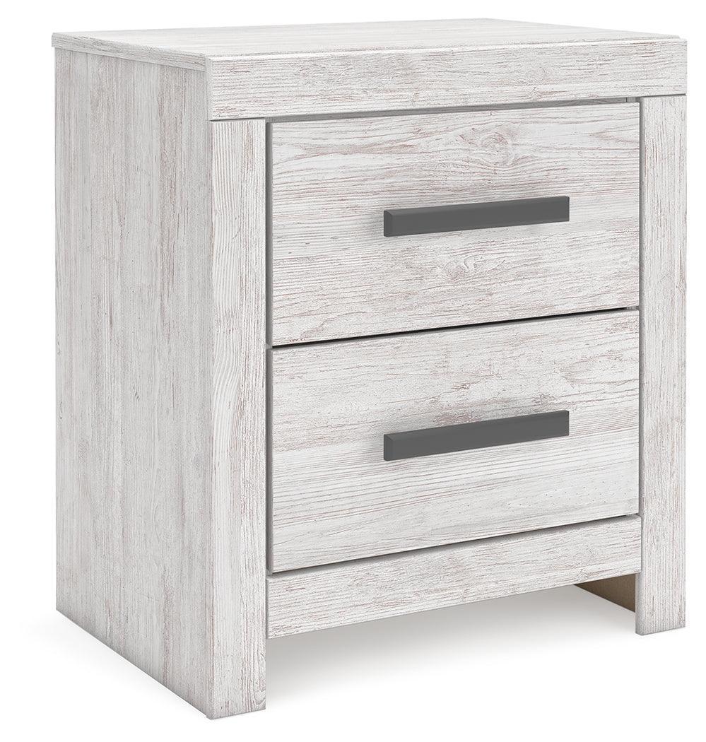 Cayboni Whitewash Nightstand - Image 1