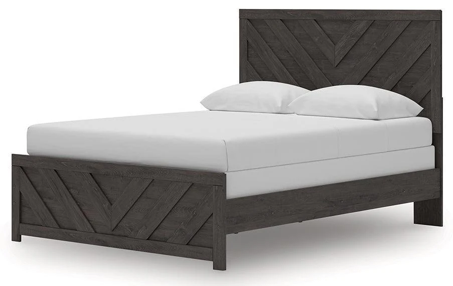Prendonea Charcoal Queen Panel Bed - Image 3
