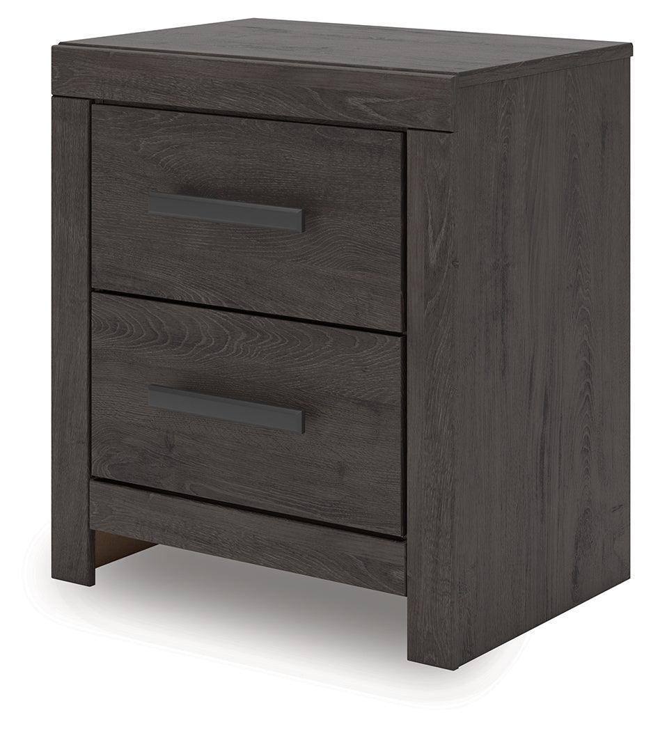 Prendonea Charcoal Nightstand - Image 3