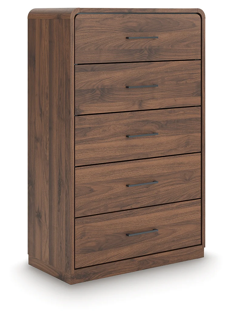 Fortlorn Walnut Brown Chest of Drawers - Image 3