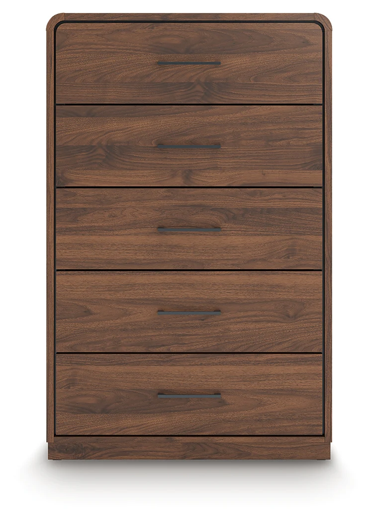Fortlorn Walnut Brown Chest of Drawers - Image 2