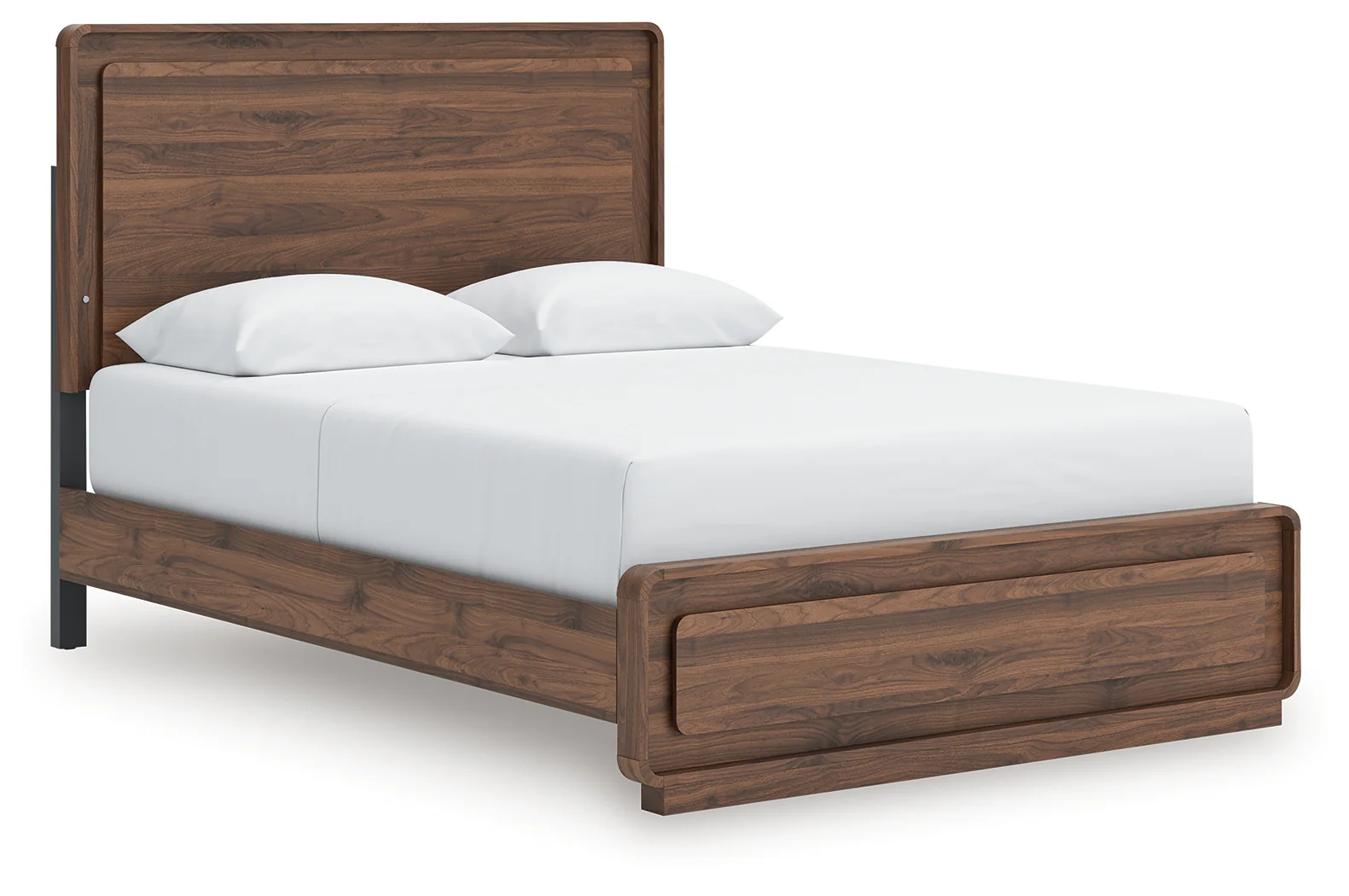 Fortlorn Walnut Brown Queen Panel Bed - Image 1