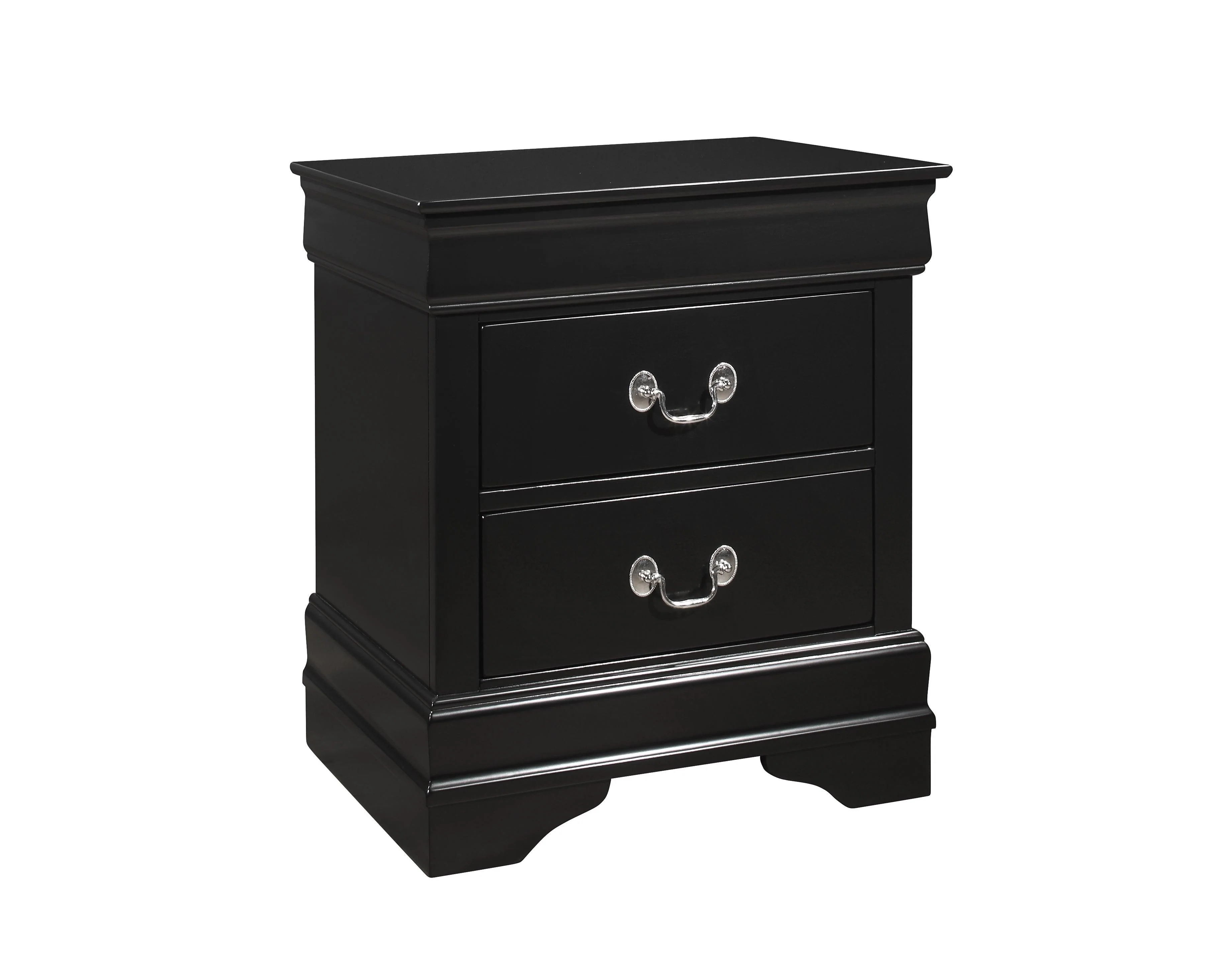 Louis Philip 6 D Dresser Black Casual Nickel 6 Drawers - Image 2