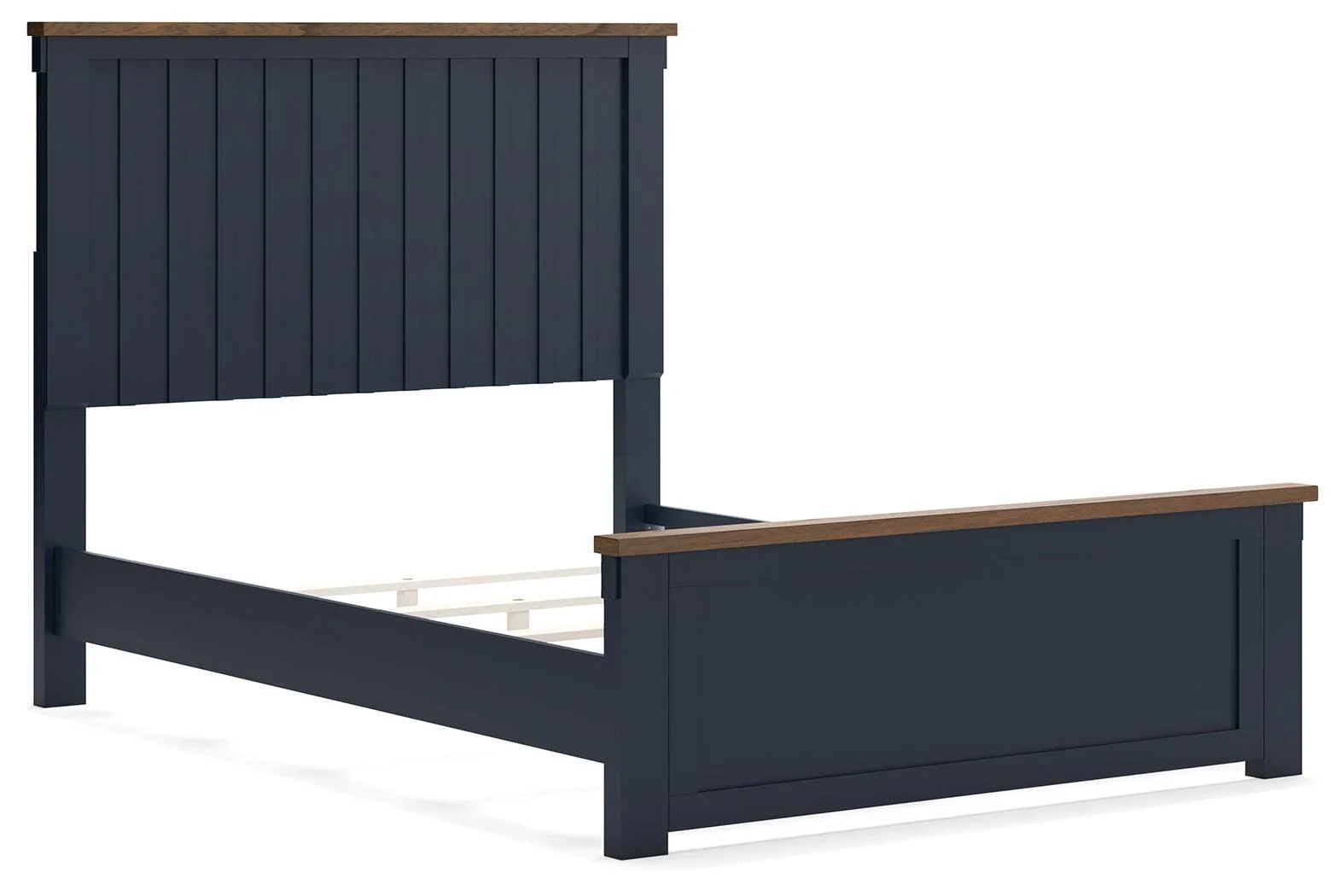 Landocken Brown/Blue Full Panel Bed - Image 3