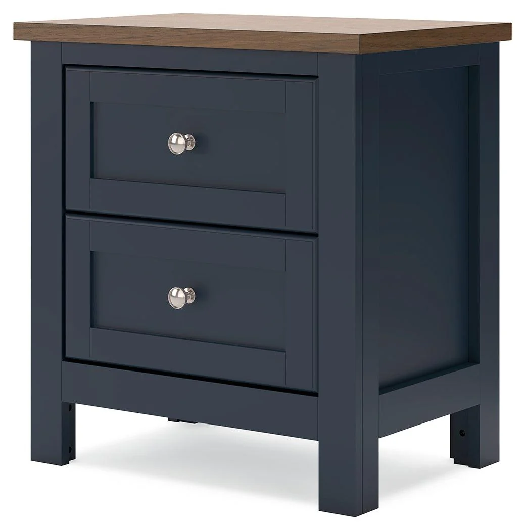 Landocken Brown/Blue Nightstand - Image 3