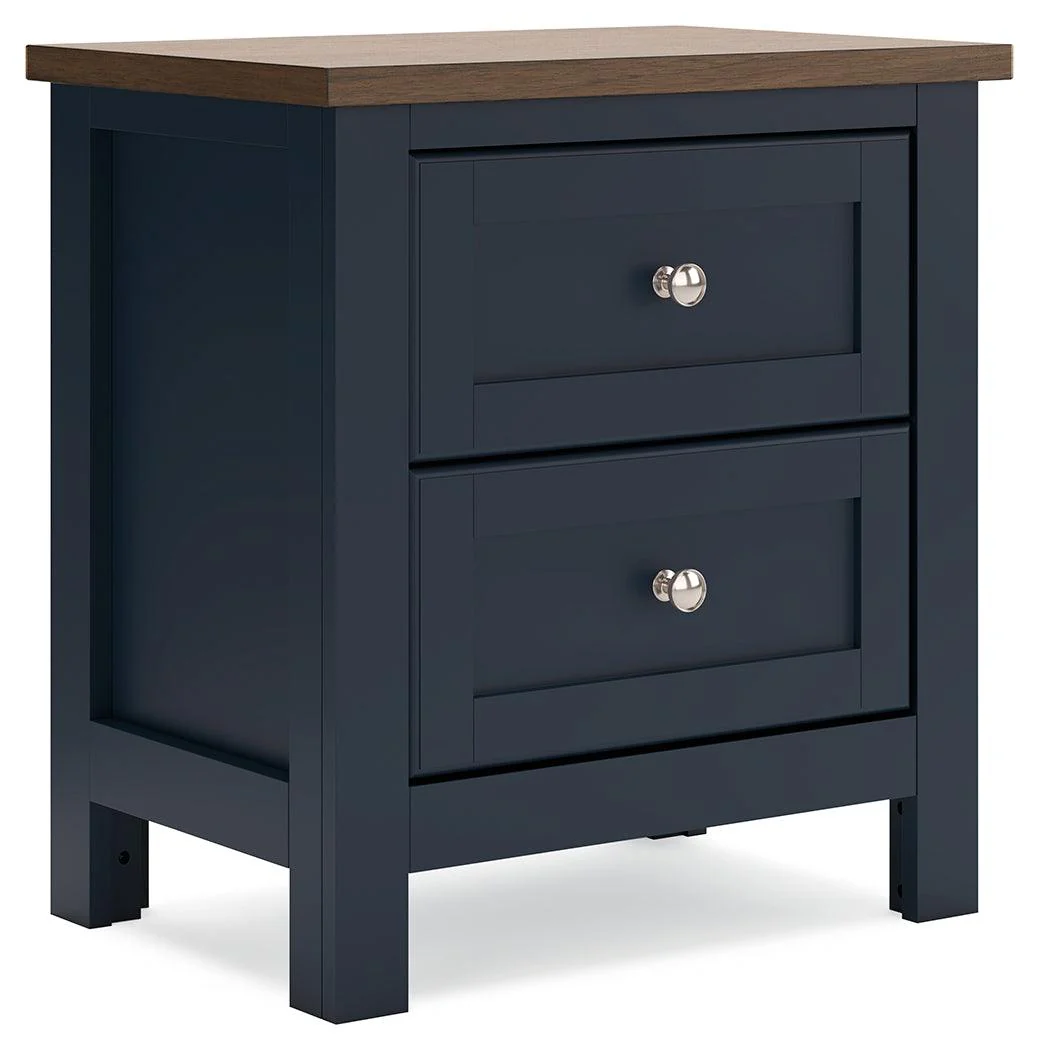 Landocken Brown/Blue Nightstand - Image 2