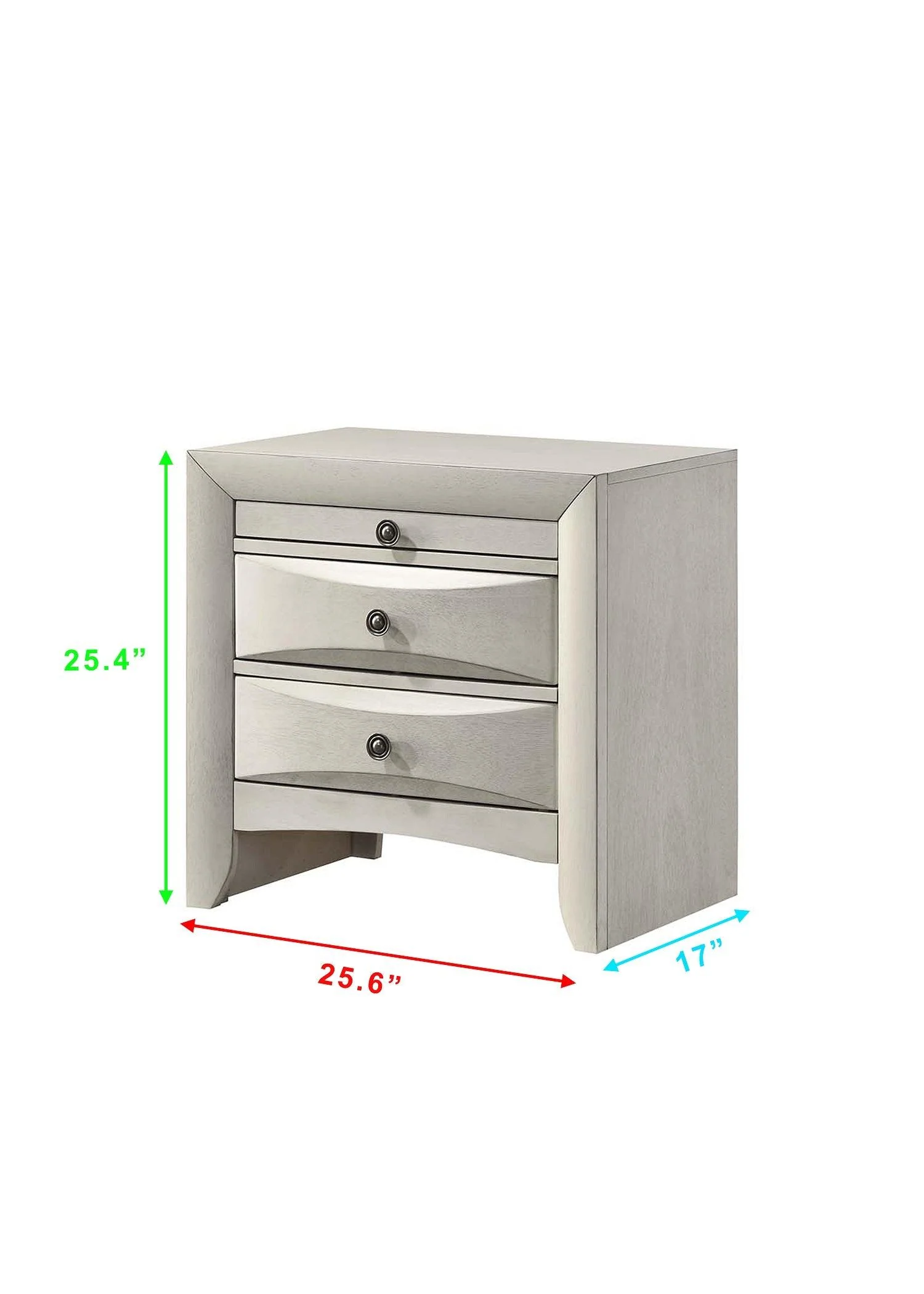 Emily White Nightstand - Image 3