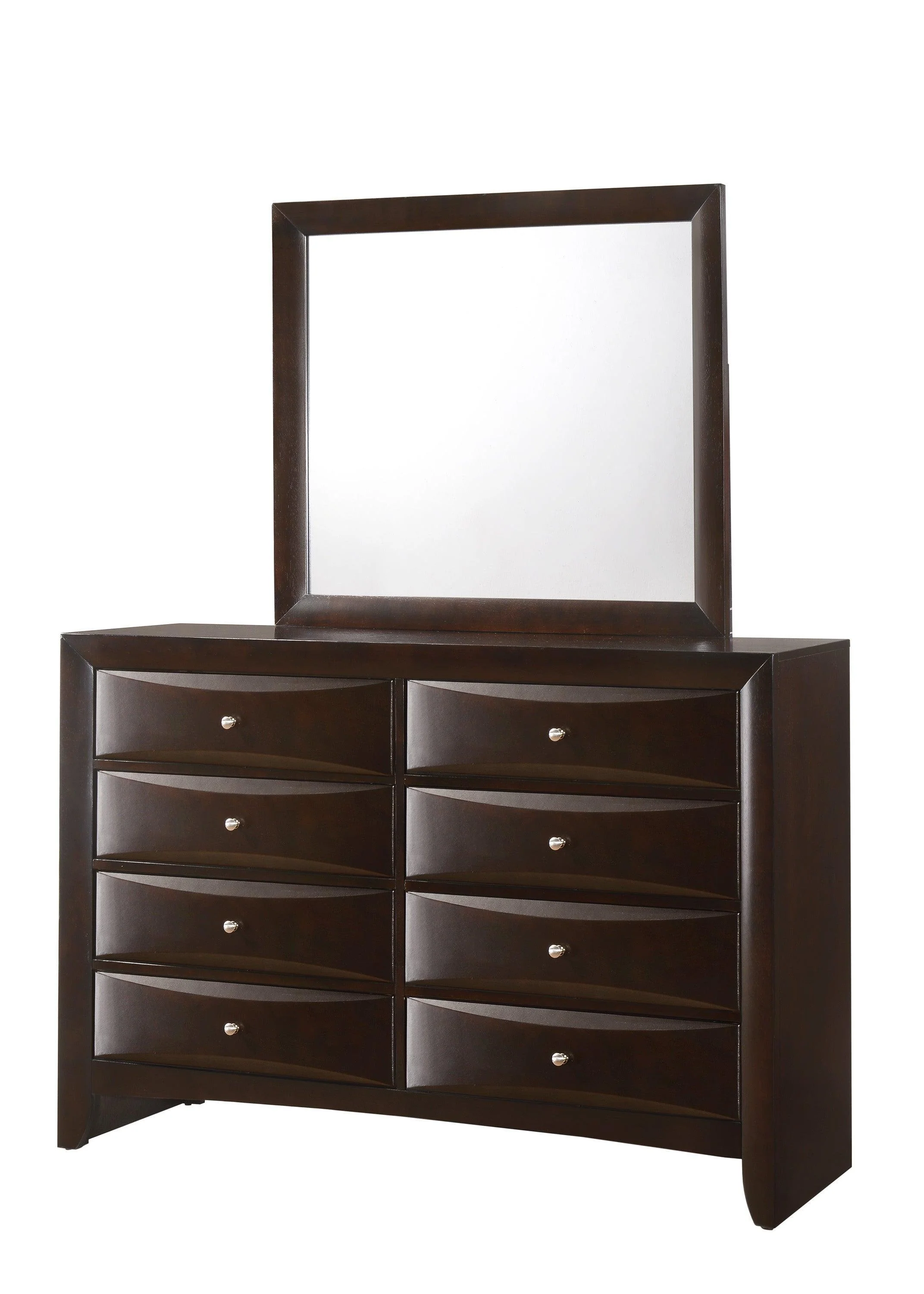 Emily Nightstand Dark Cherry 2 Drawers - Image 2