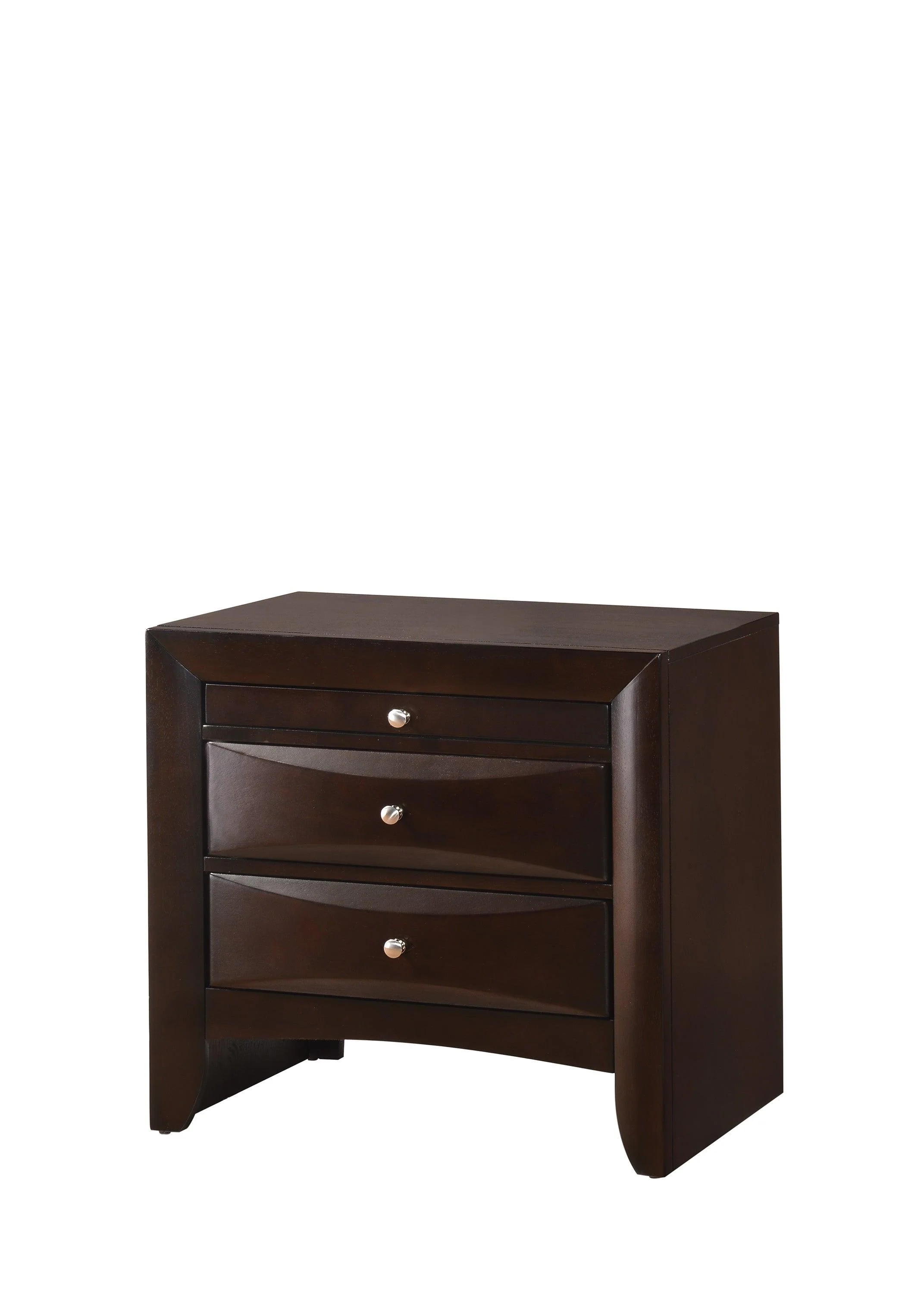 Emily Dark Cherry TV Stand - Image 3
