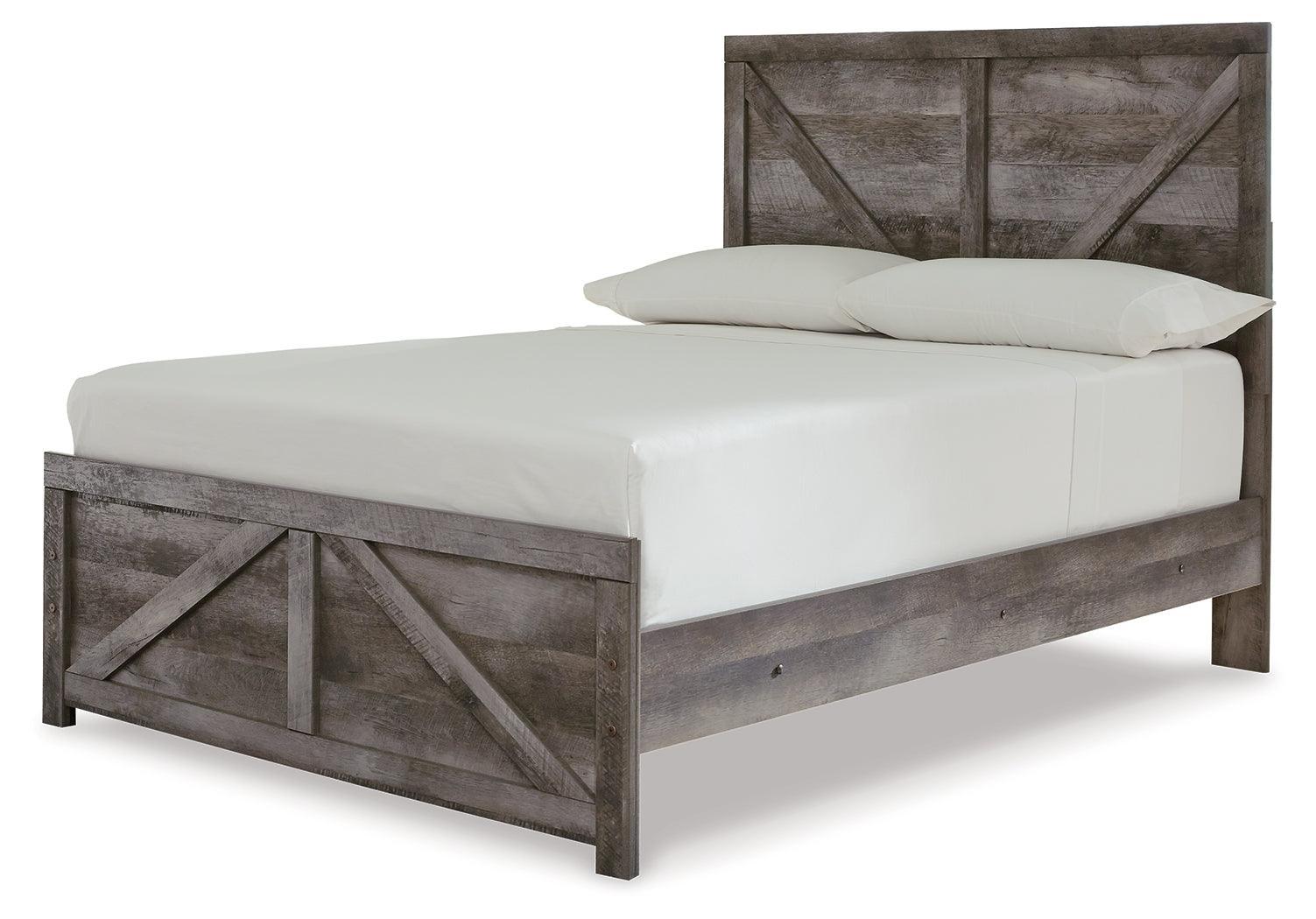 Wynnlow Gray Full Crossbuck Panel Bed - Image 2