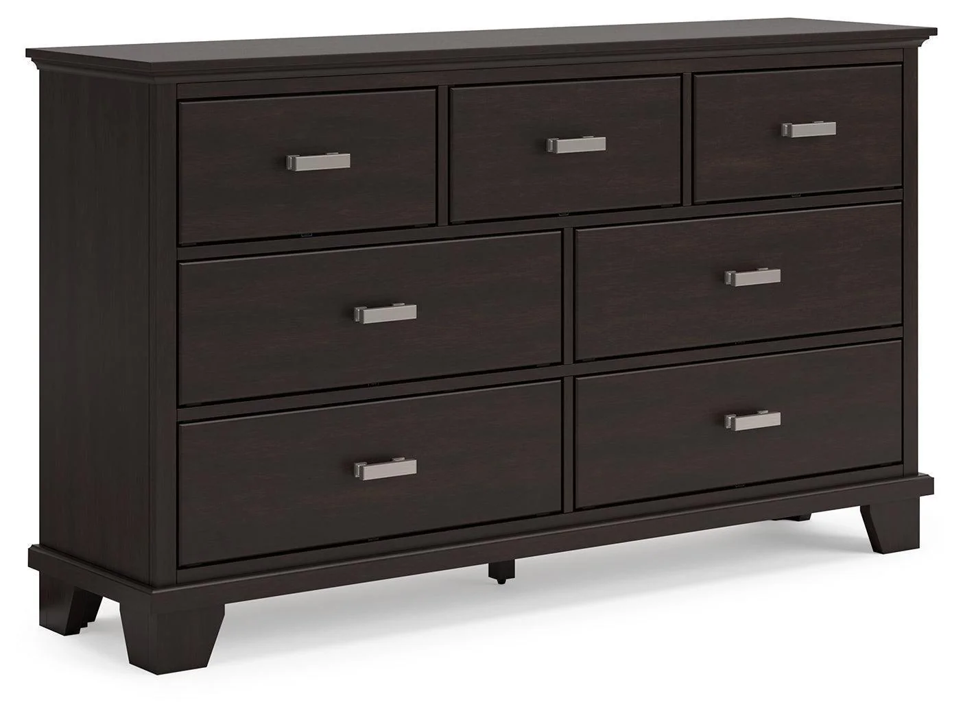 Covetown Dark Brown Dresser - Image 2