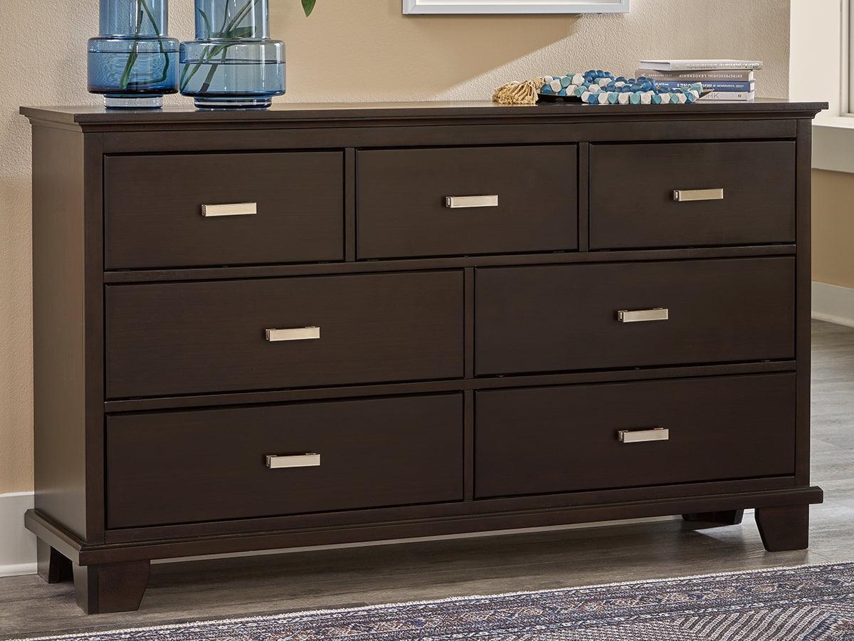 Covetown Dark Brown Dresser - Image 1