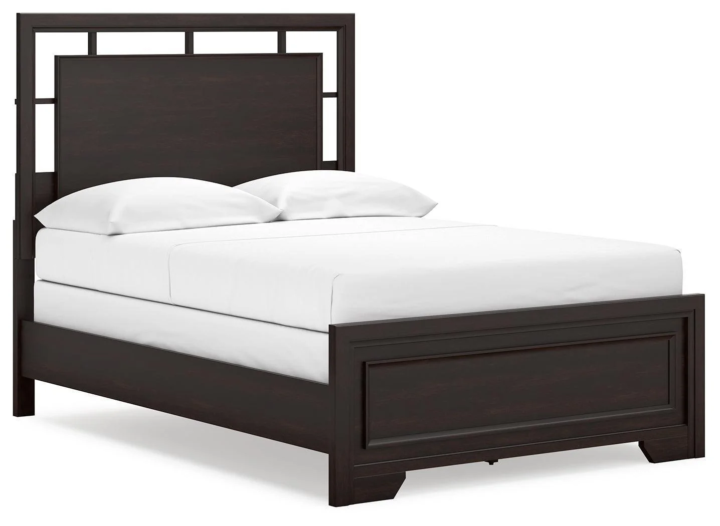 Covetown Dark Brown Full Panel Bed - Image 2