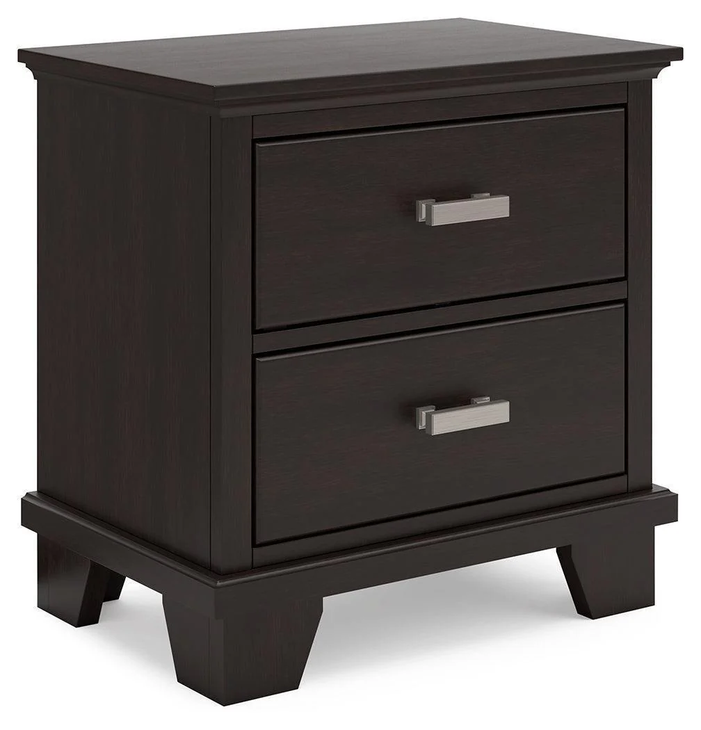 Covetown Dark Brown Nightstand - Image 2