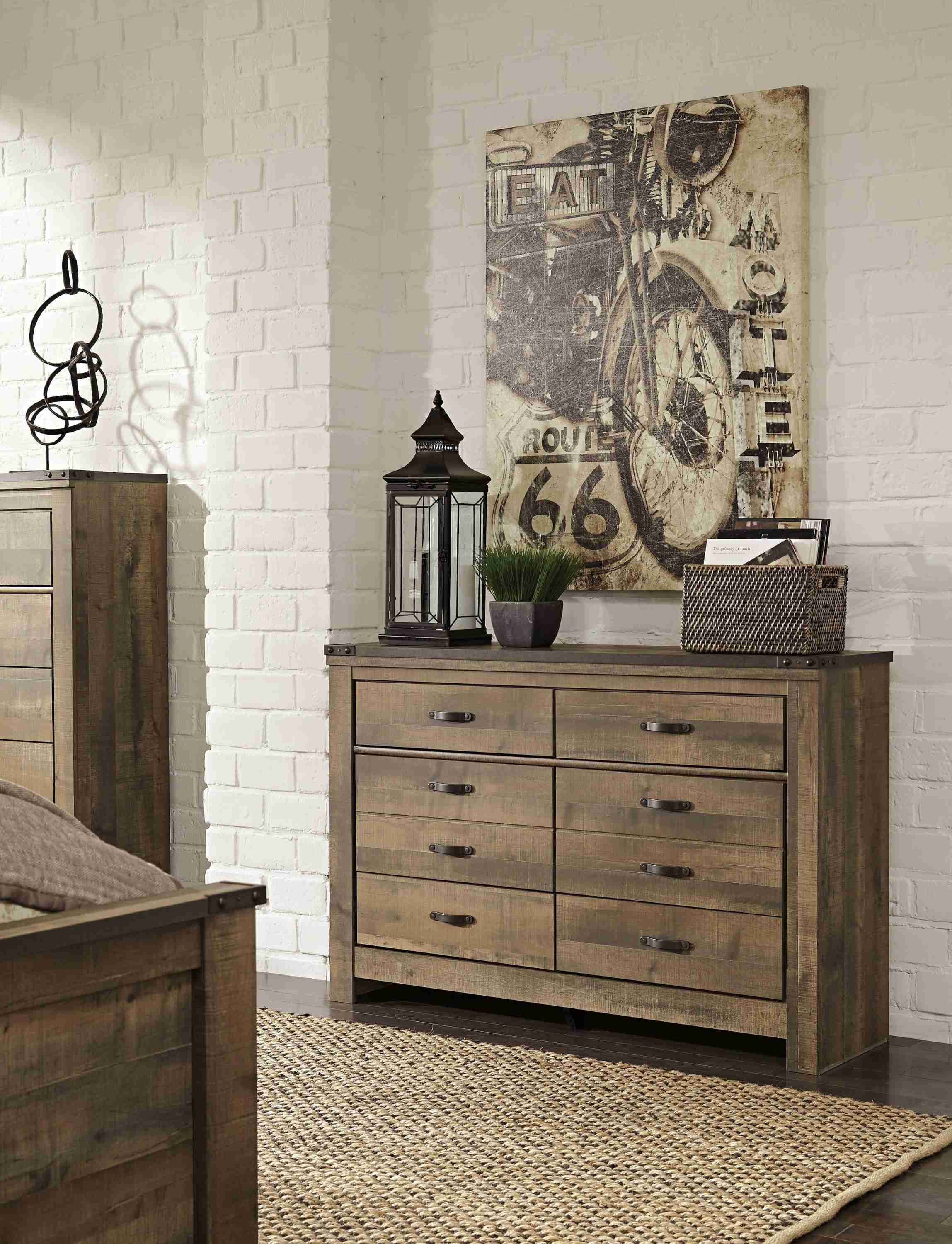 Trinell Brown Dresser - Image 3