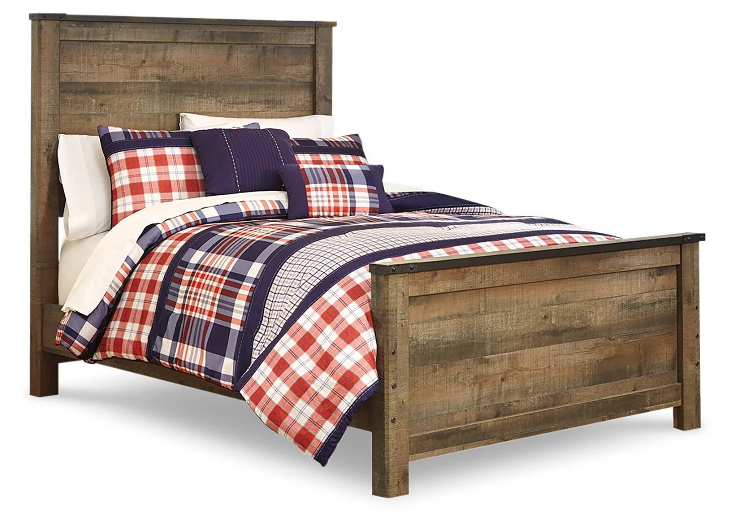 Trinell Brown Full Panel Bed - Image 2
