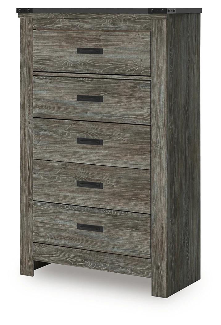 Frandern Gray Chest of Drawers - Image 2