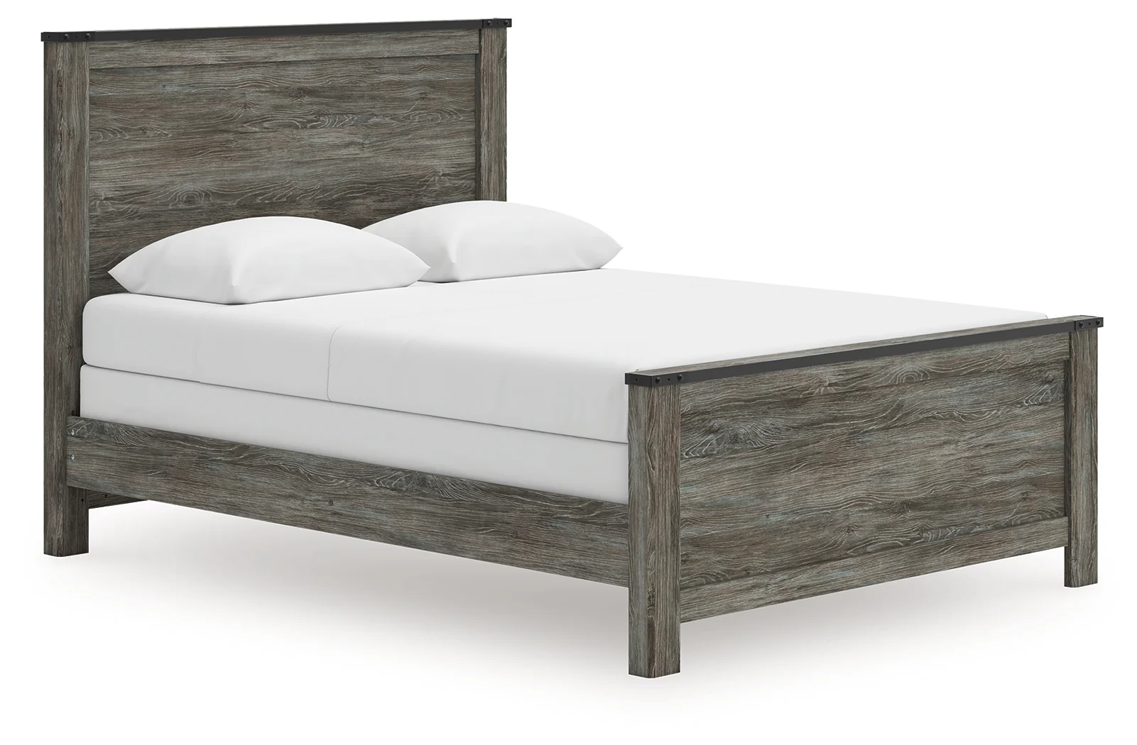Frandern Black/Gray Queen Panel Bed - Image 3