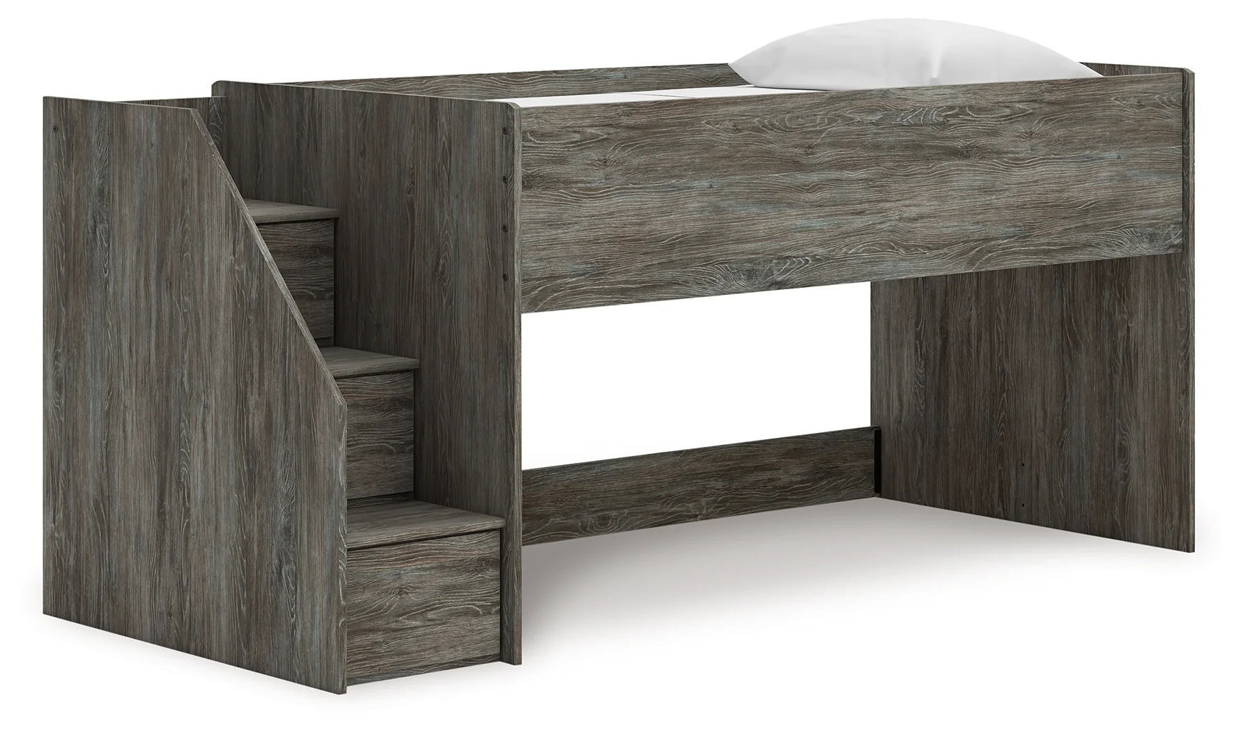 Frandern Gray Twin Loft Bed